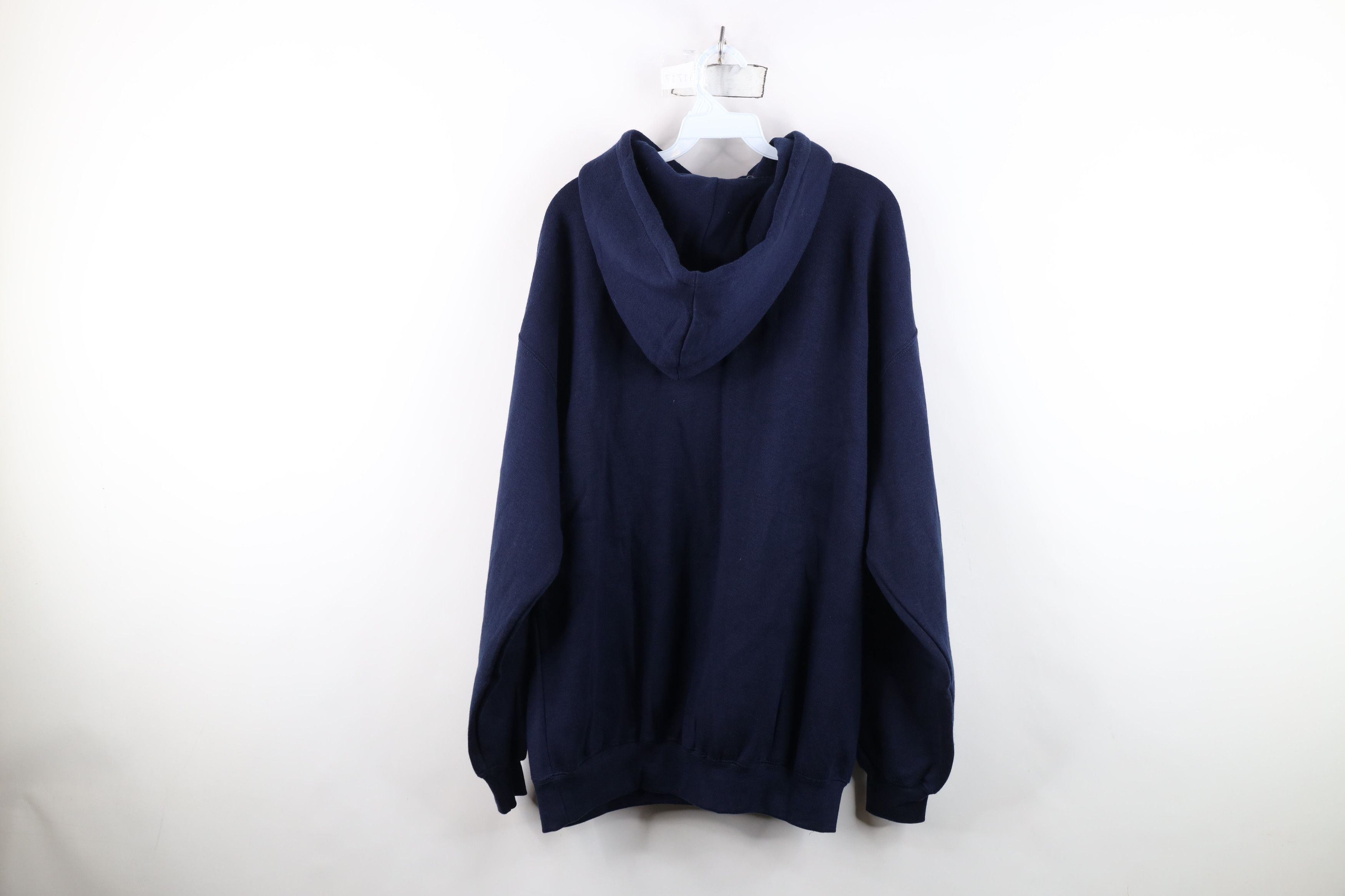 Vintage Deadstock Vintage 90s Streetwear Fit Hoodie Sweatshirt Blue Size US L / EU 52-54 / 3 - 11 Thumbnail