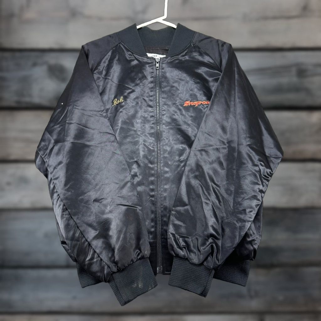 Vintage VINTAGE Snap On Tools Jacket Mens L Black Satin Magnificent Seven Seattle 90s Size US L / EU 52-54 / 3 - 1 Thumbnail