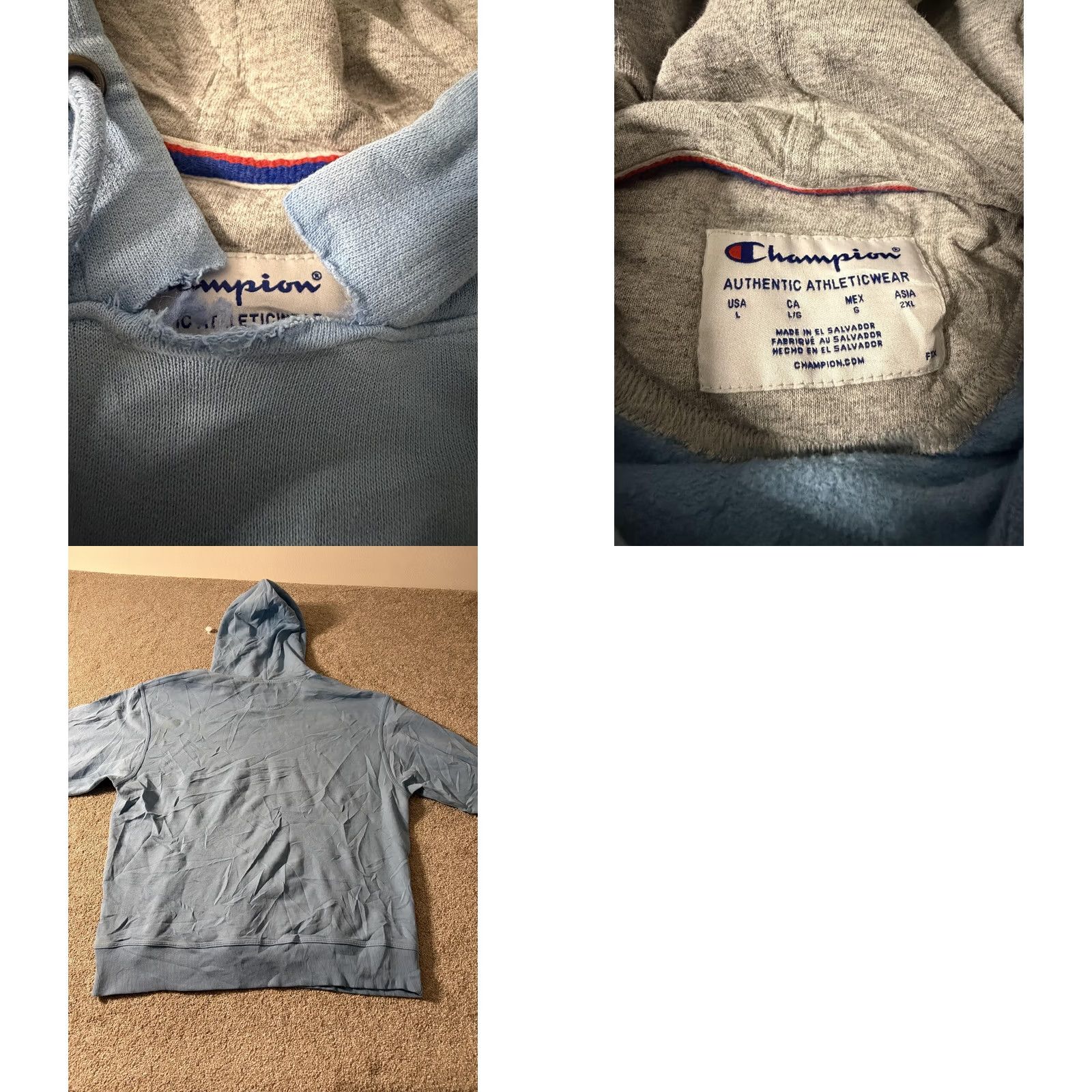 Champion Champion Flag Hoodie Large Mens Size US L / EU 52-54 / 3 - 8 Thumbnail