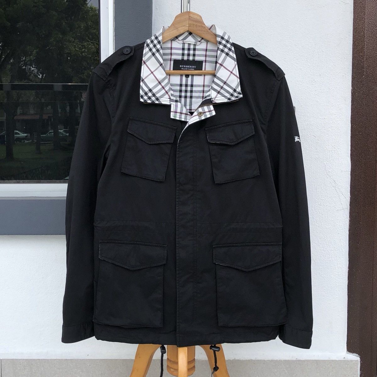 Burberry Burberry Black Label Button Zip Up Jacket Size US M / EU 48-50 / 2 - 1 Thumbnail