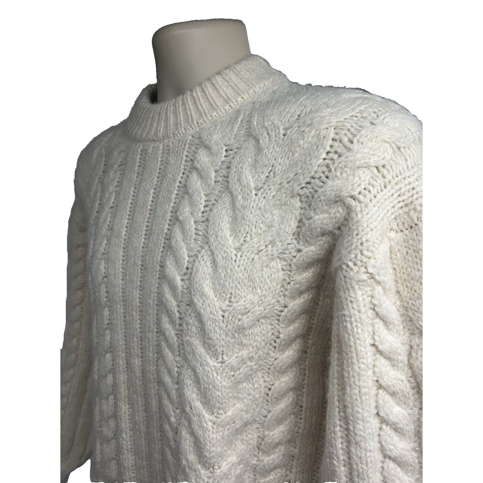 Other A New Day Cream Pullover Sweater Womens Medium Stretch New Size M / US 6-8 / IT 42-44 - 5 Thumbnail