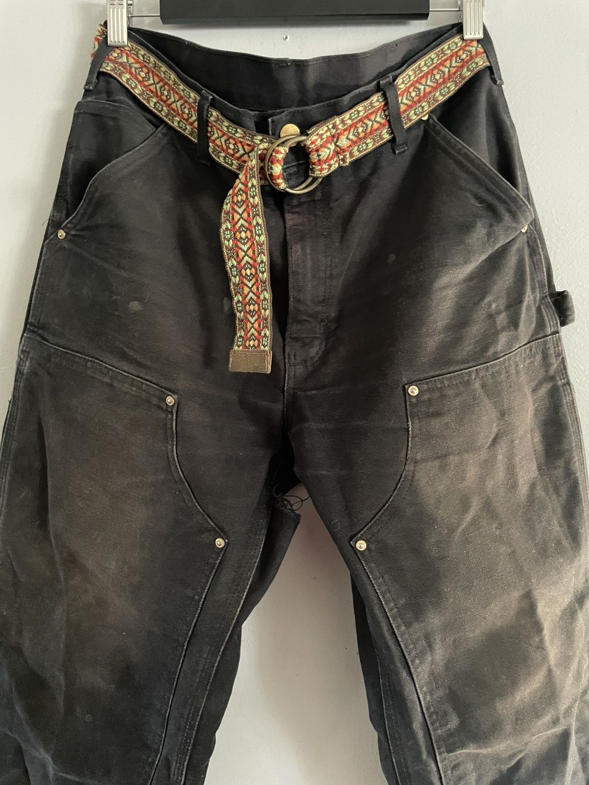 Carhartt 90s Carhartt Black Double knee jean Size US 32 / EU 48 - 2 Thumbnail