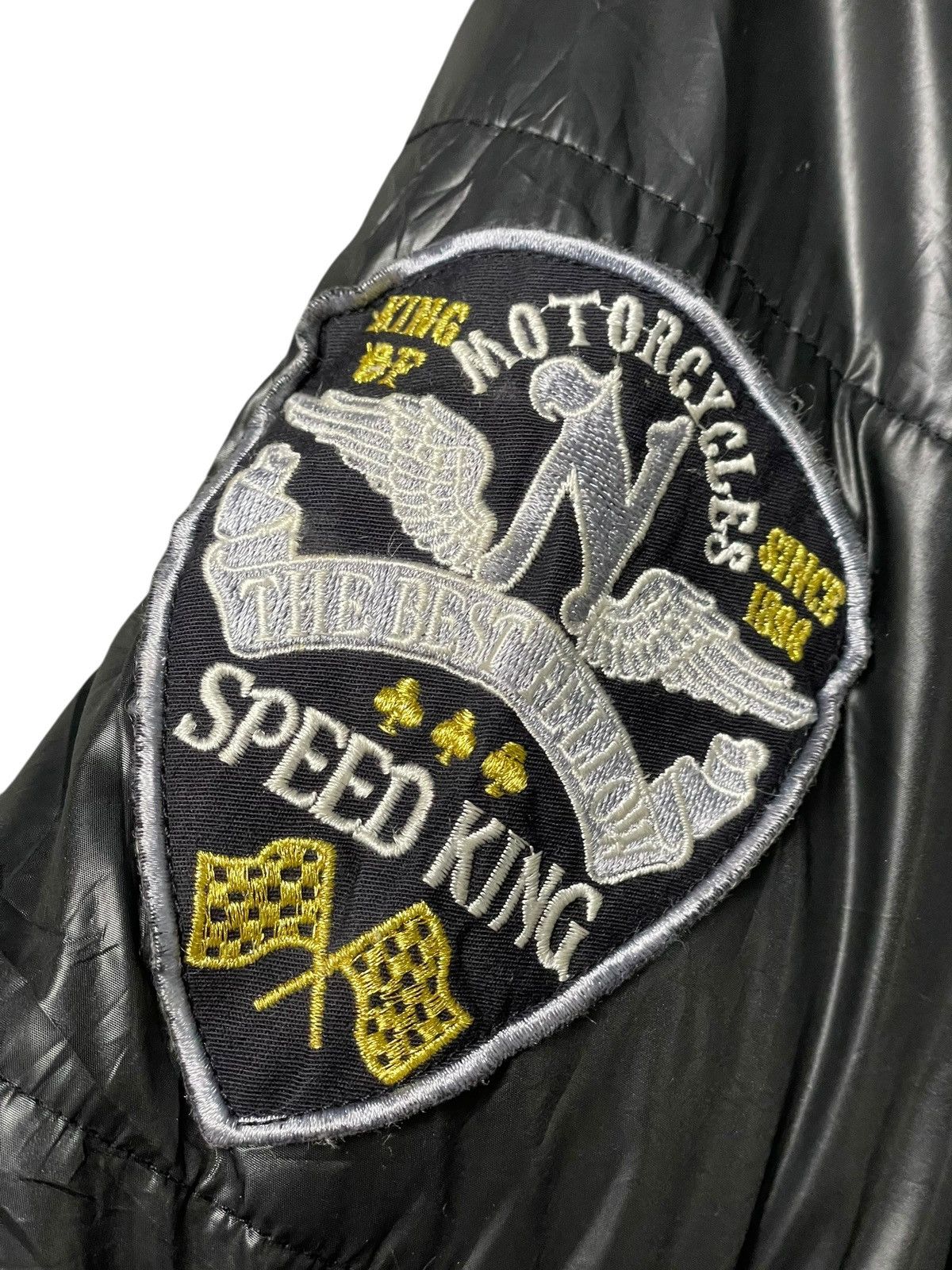 Japanese Brand × Norton × Vintage NORTON Embroidered Biker Leather Jacket (134) Size US XXS / EU 40 - 5 Thumbnail