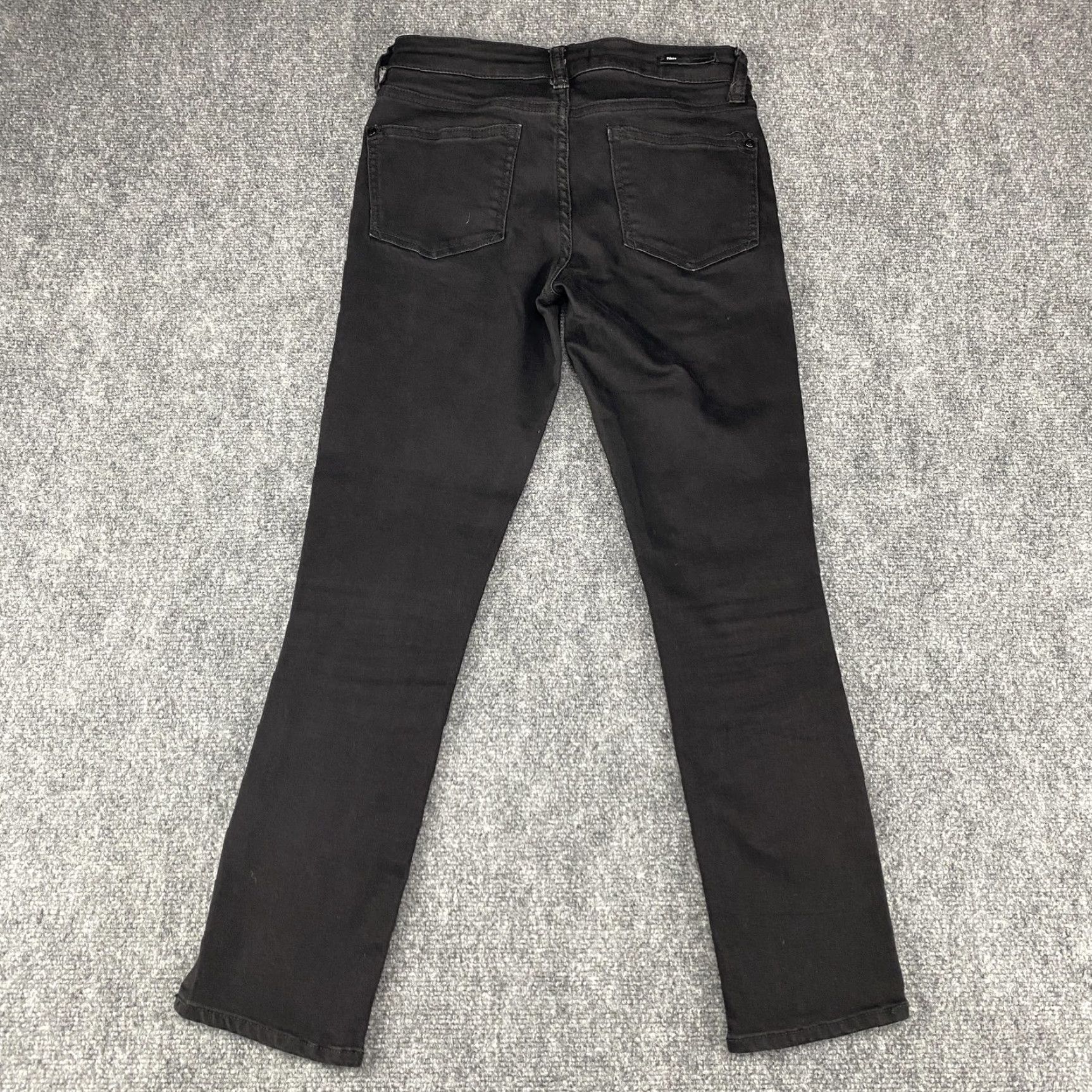 Vintage VINTAGE Pilcro and the Letterpress Jeans Womens 29 Black Skinny Ankle Side Slit Stretch Size 29" - 2 Thumbnail