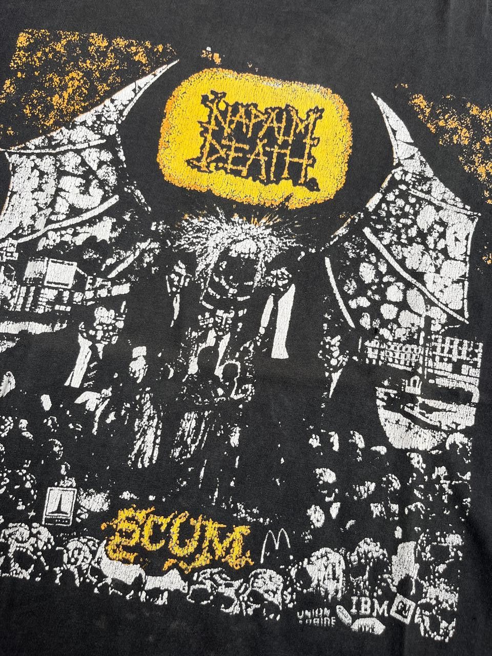 Band Tees Vintage Napalm death Scum Band tee Size US L / EU 52-54 / 3 - 3 Thumbnail