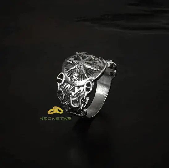 Japanese Brand × Jewelry × Vintage Compass Shape Cool Rings Size ONE SIZE - 2 Thumbnail