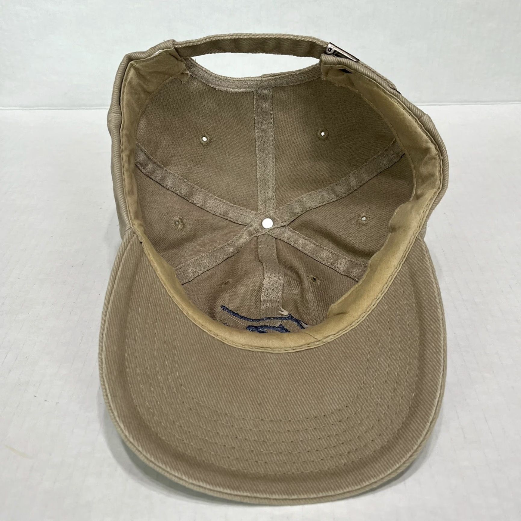 Vintage VINTAGE Unbranded Baseball Cap Hat Mens Beige One Size 90s Punk Retro Rock Trace Adkins Promo Cap Strap Back Big Time CD Release Vintage Hat Size ONE SIZE - 7 Thumbnail