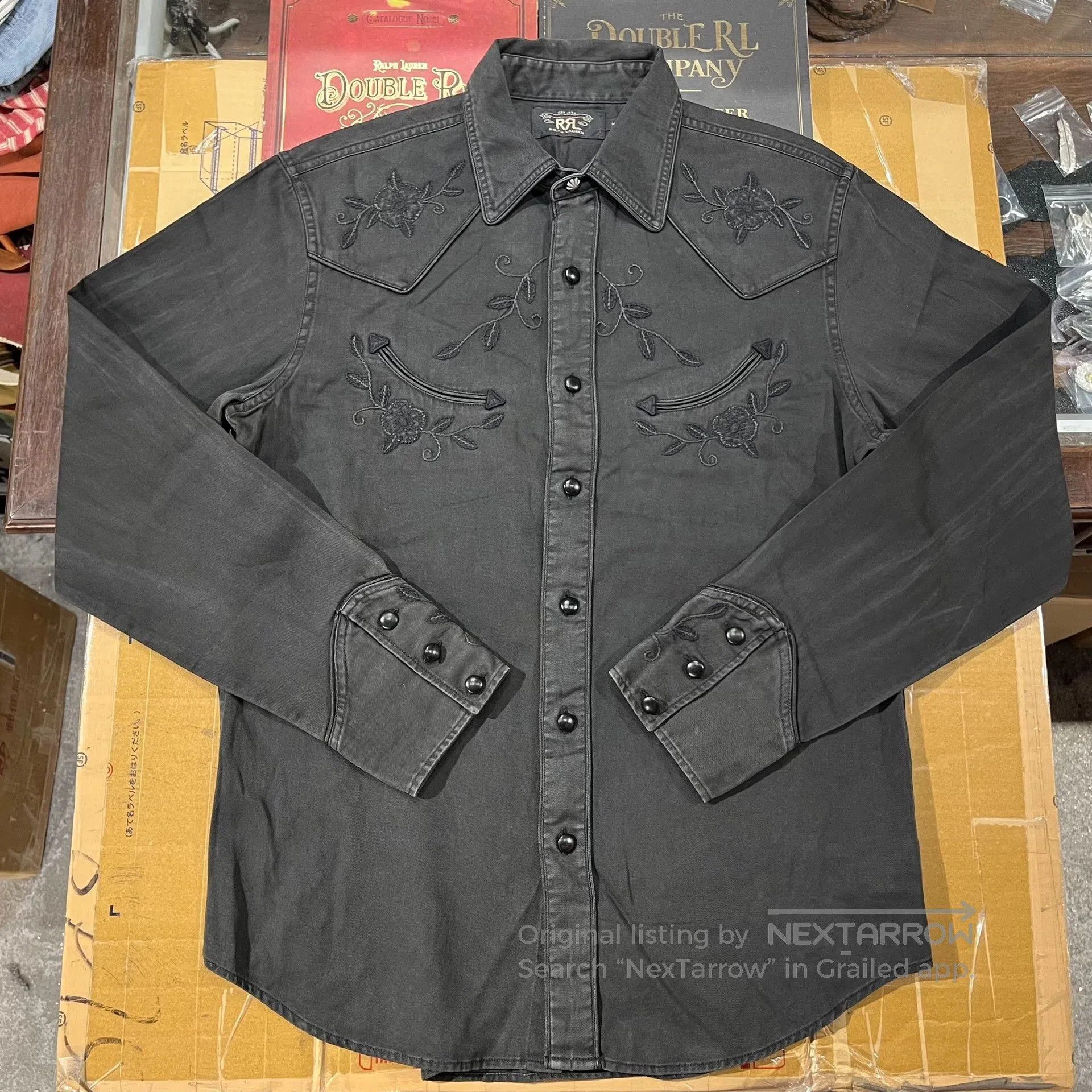 RRL Ralph Lauren RRL Vintage Embroidered Musician Shirt. Size US M / EU 48-50 / 2 - 1 Thumbnail