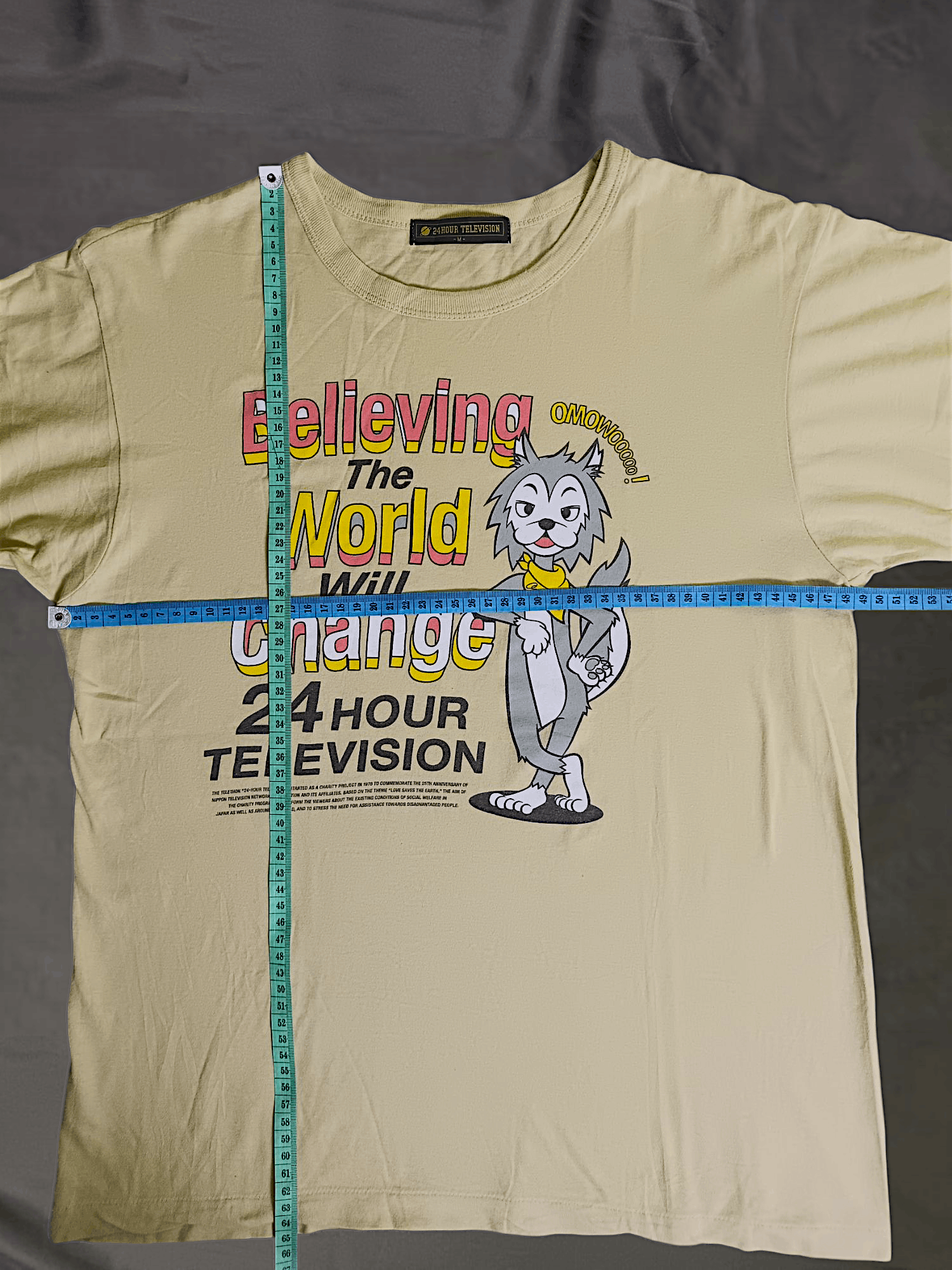 Japanese Brand × Vintage 24 Hour Television-Believing the World Will Change Size US M / EU 48-50 / 2 - 9 Thumbnail