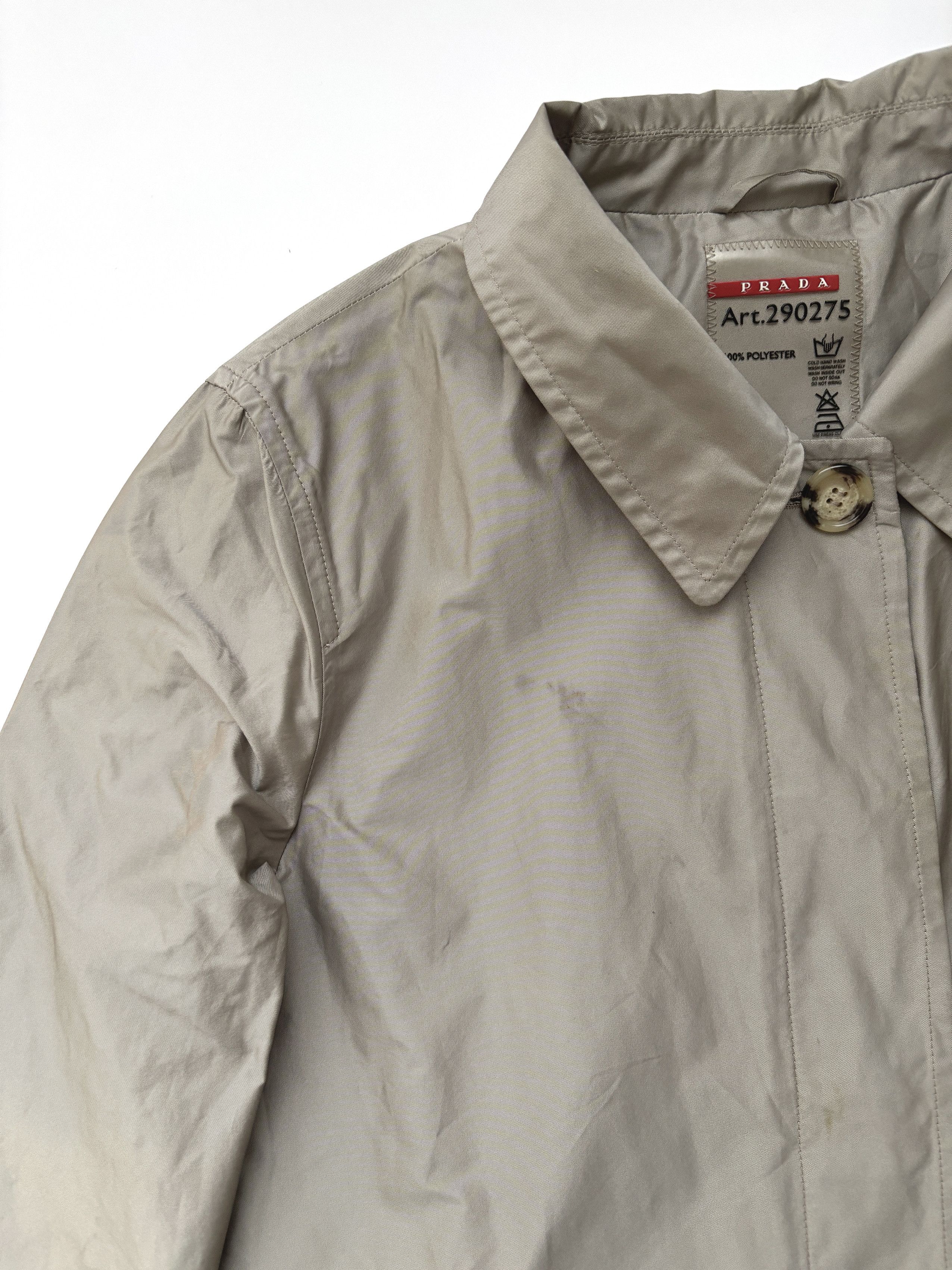 Prada ⚡️QUICK SALE⚡️2011 Prada Sport Linea Rossa Grey Raincoat Size US S / EU 44-46 / 1 - 12 Thumbnail