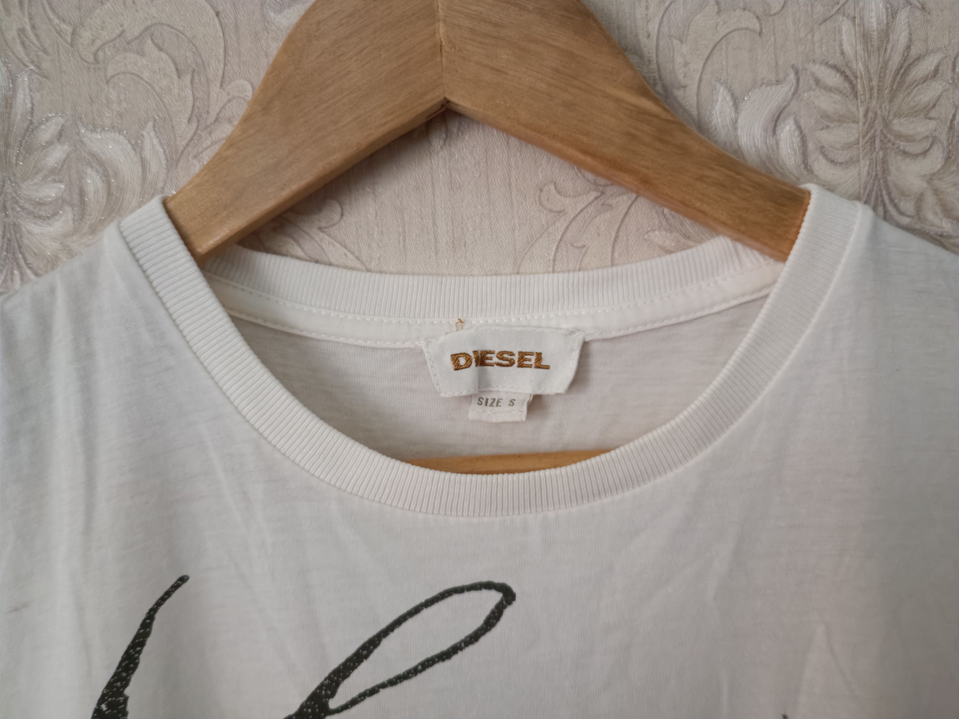 Diesel × Vintage Live Slow Die Old Diesel T Shirt Size US S / EU 44-46 / 1 - 3 Thumbnail