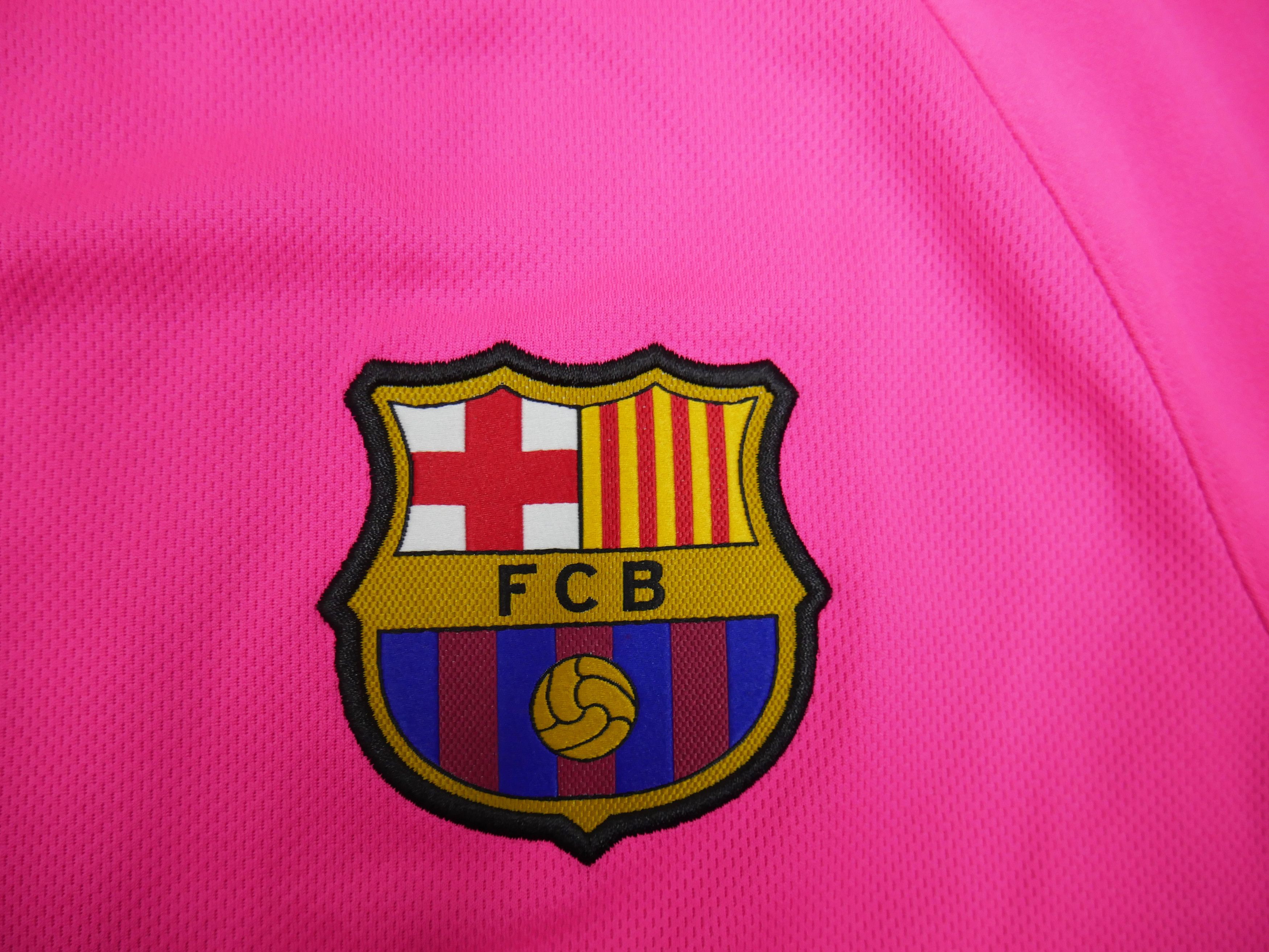 Vintage Barcelona 2014 2015 Nike Training Pink Rare Shirt Jersey Size US XL / EU 56 / 4 - 7 Thumbnail