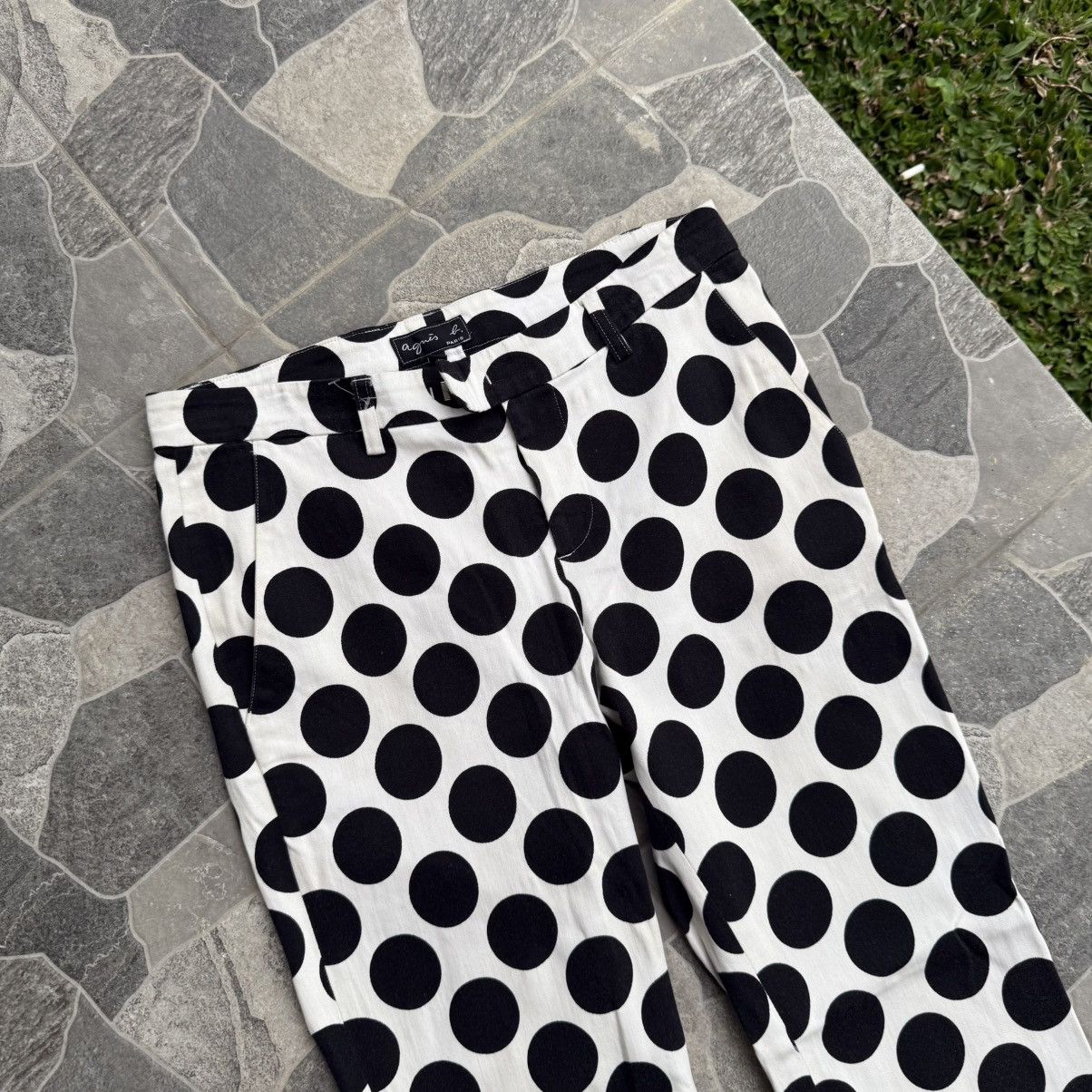 agnes b. Agnes B Polkadot Pants 🇯🇵 Size 26" / US 2 / IT 38 - 2 Thumbnail