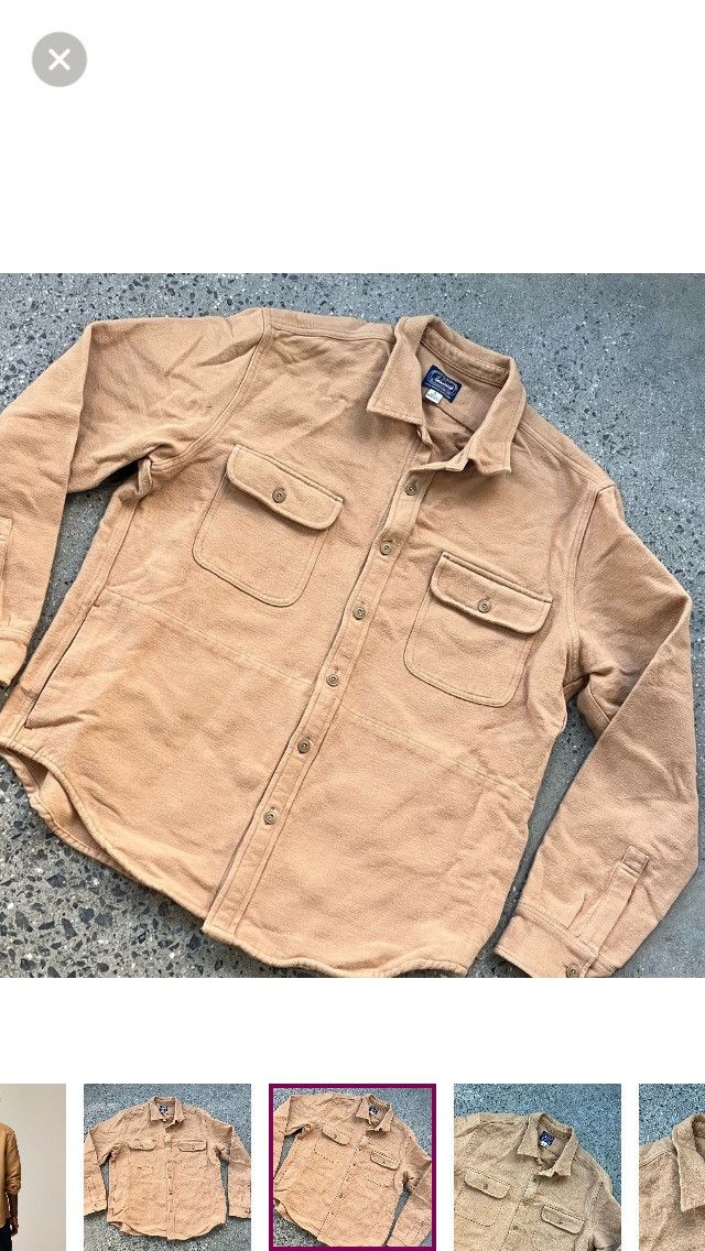 J.Crew J Crew Heavyweight Chamois Workshirt Large Size US L / EU 52-54 / 3 - 4 Thumbnail