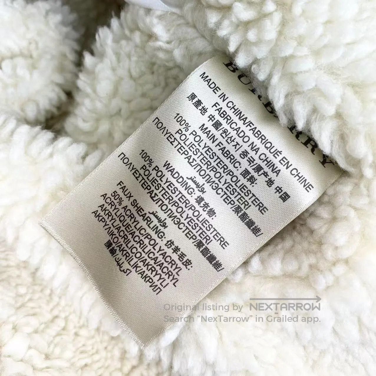 Other Burberry Beige jacket with cotton fur collar| Size L / US 10 / IT 46 - 5 Thumbnail