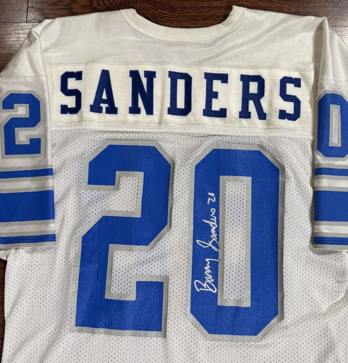 Russell Athletic Vintage Russell Athletic Detroit Lions Barry Sanders Jersey Size US XL / EU 56 / 4 - 4 Thumbnail