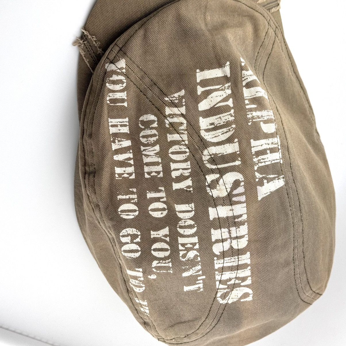 Alpha Industries Alpha Industries Distressed Military Sun Faded Newsboy Cap Size ONE SIZE - 6 Thumbnail