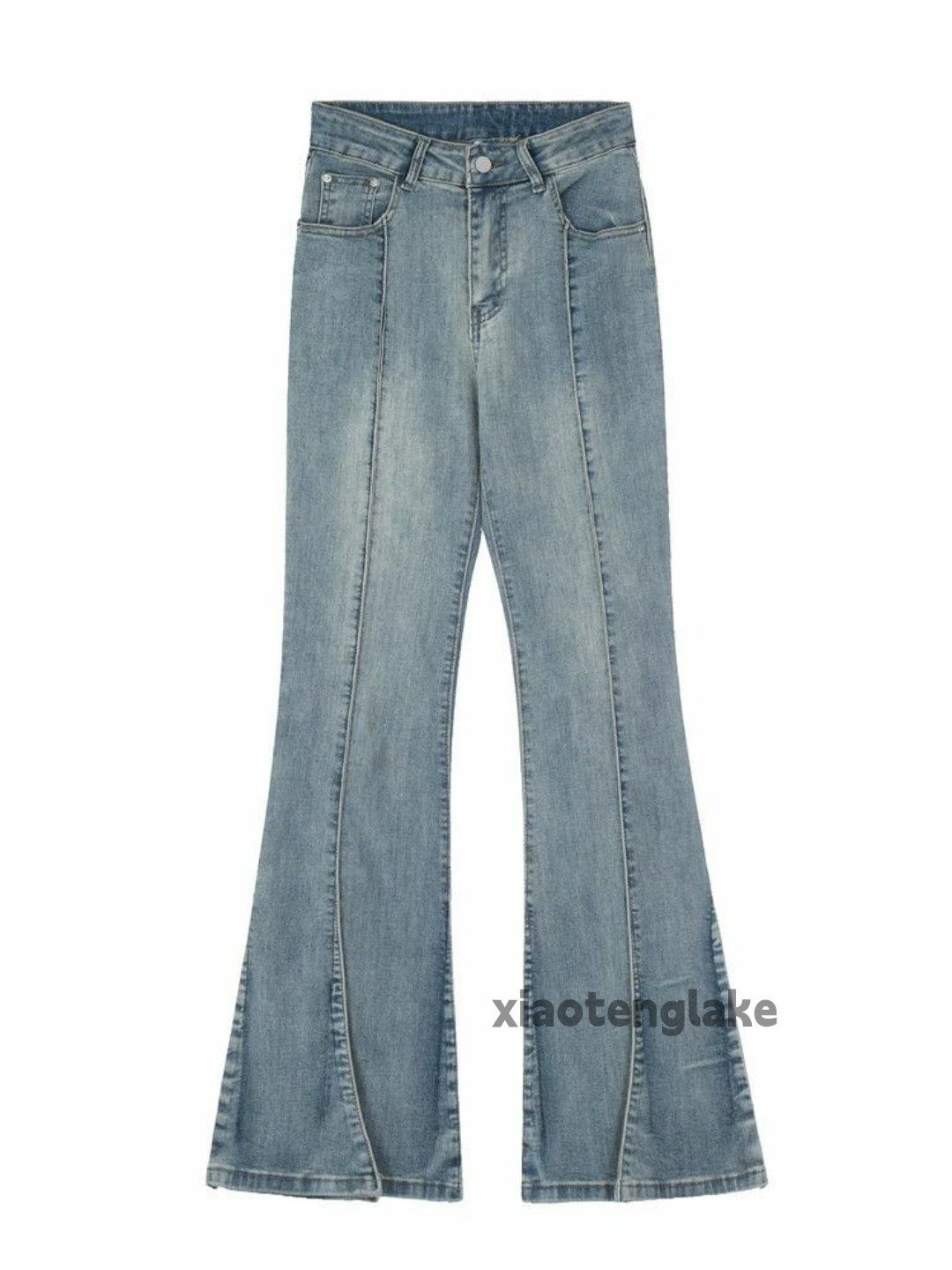 Jean × Vintage washed faded cleanfit yuppie bootcut grunge jeans Size 26" / US 2 / IT 38 - 3 Thumbnail