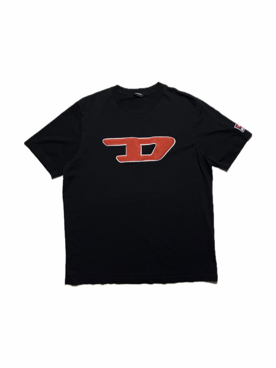 Diesel Luxury Diesel D logo t-shirt Just Division Size US L / EU 52-54 / 3 - 1 Thumbnail