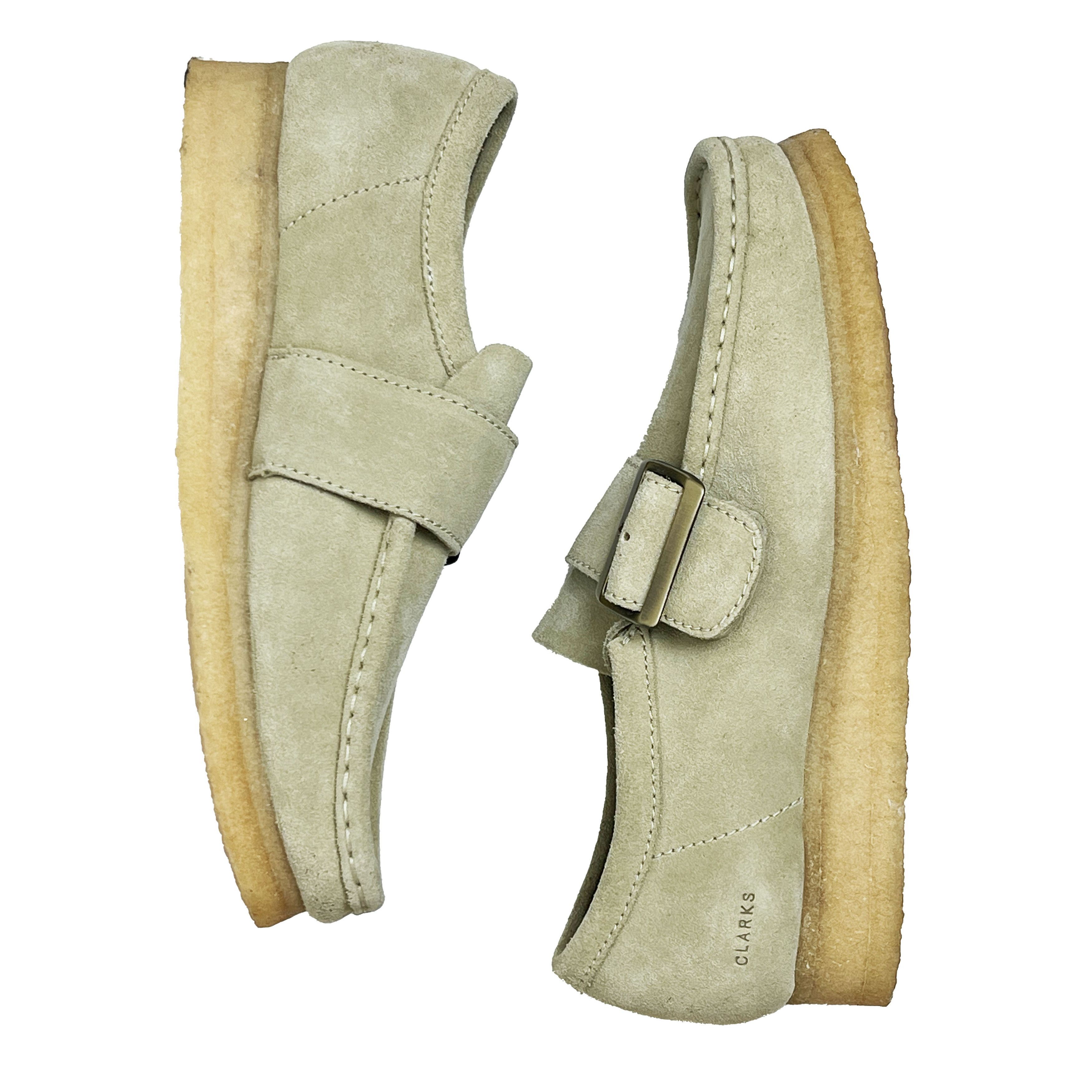 Clarks Exclusive Beige Wallabee Monkstraps Slip-Ons | Grailed