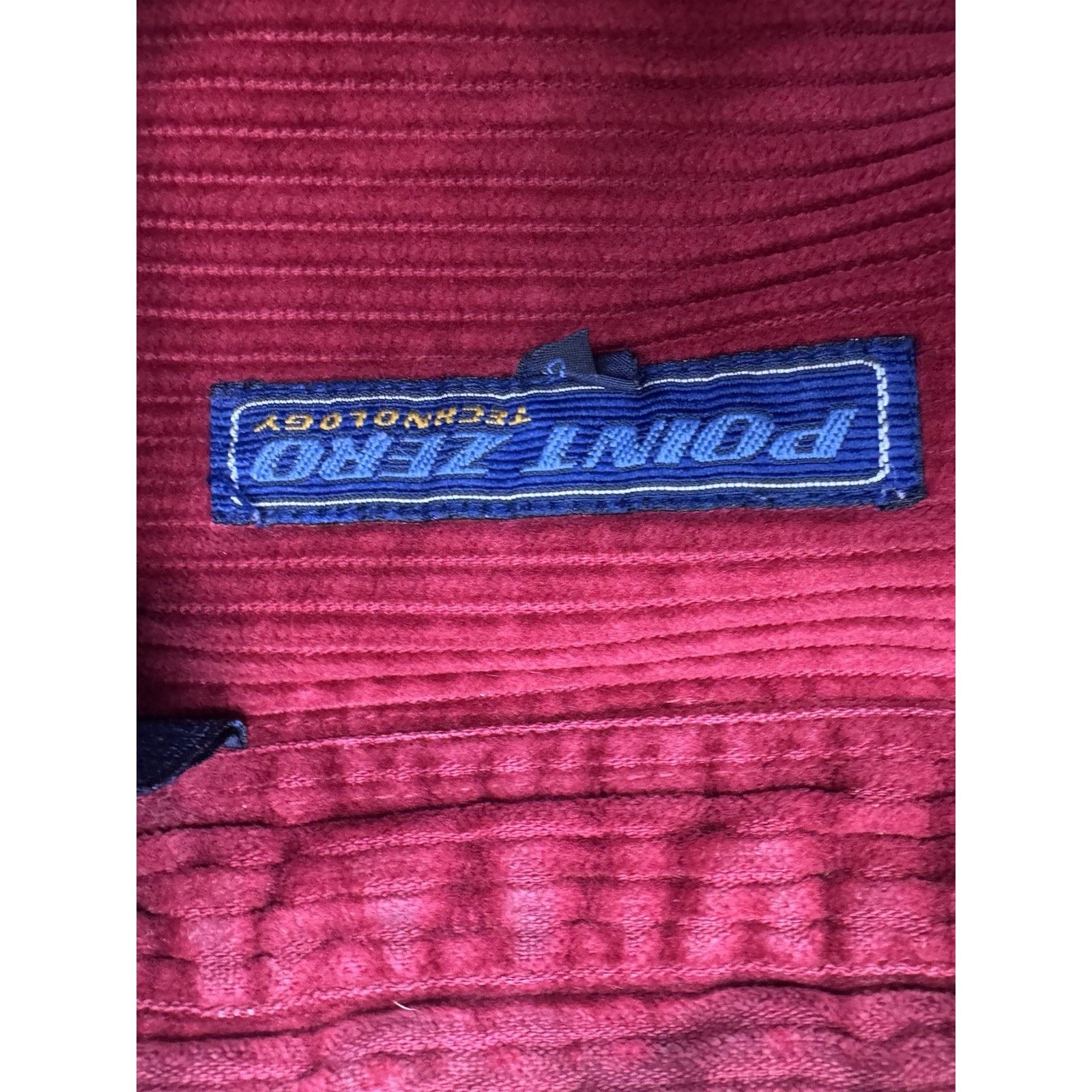 Point Zero Point Zero Technology Men’s Large Red Corduroy Shirt Jacket Size US L / EU 52-54 / 3 - 6 Thumbnail