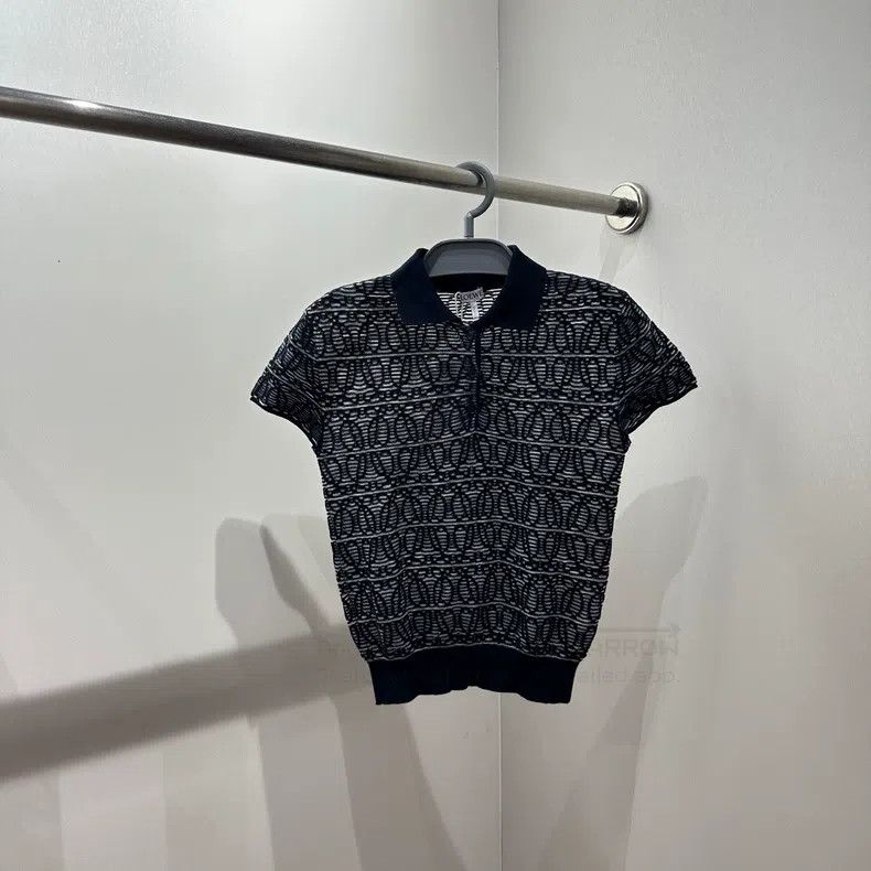 Loewe Loewe Logo Printed Short Sleeve Polo Shirt Size XS / US 0-2 / IT 36-38 - 1 Thumbnail