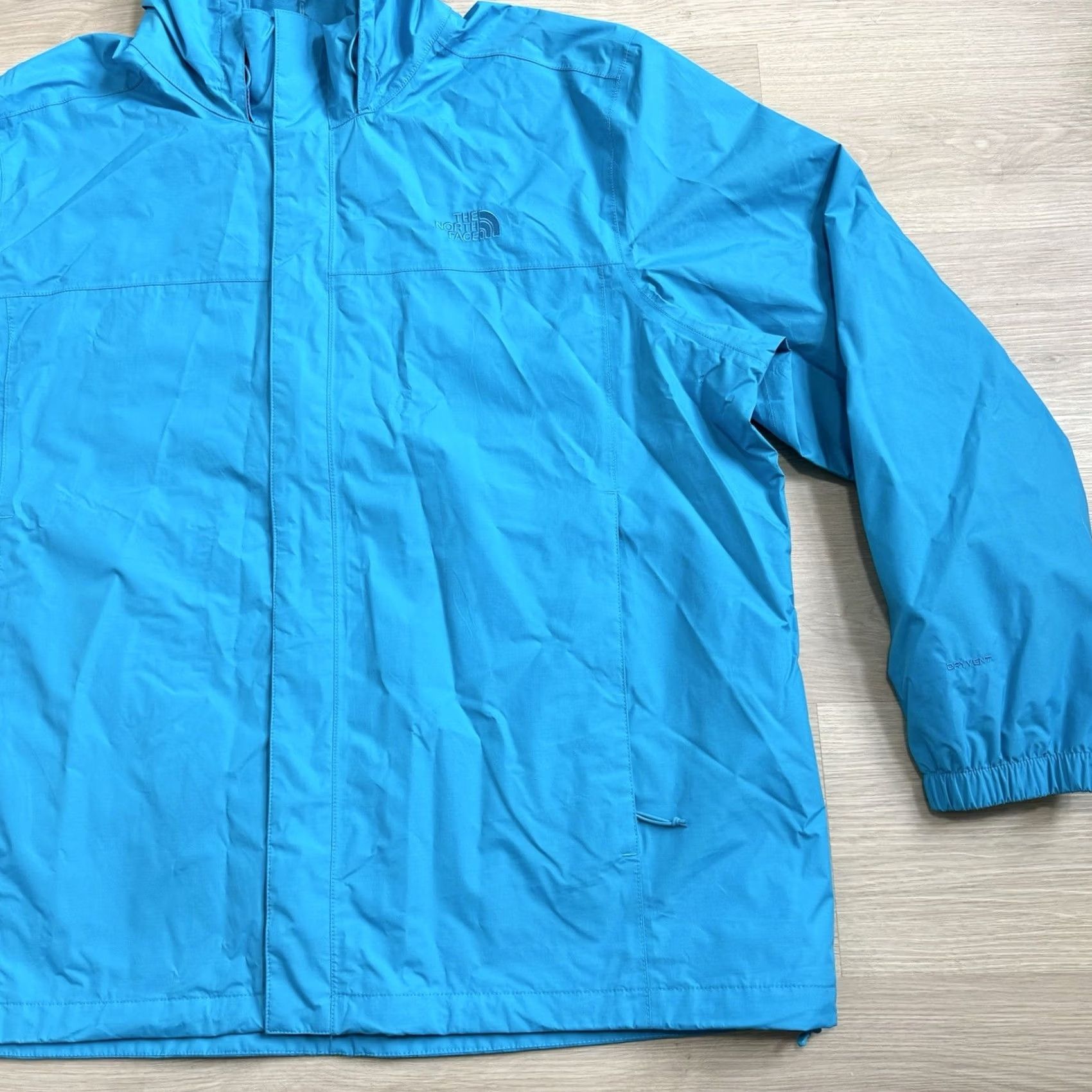 The North Face The North Face Resolve 2 Jacket Men's Full Zip Meridian Blue 3XL Dryvent Rain Jacket Size US XXL / EU 58 / 5 - 4 Thumbnail
