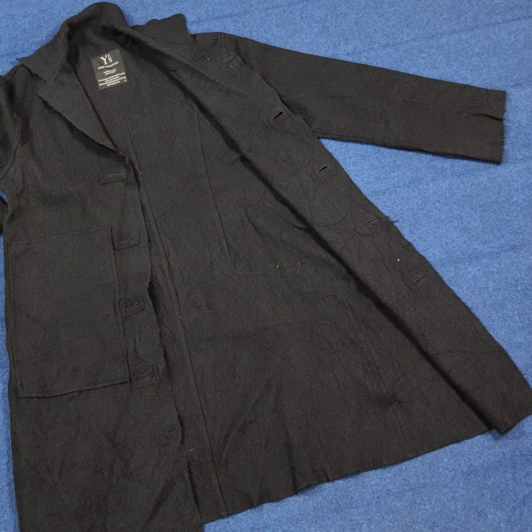 Yohji Yamamoto Y's Yohji Yamamoto Longline Blazer Wool Linen Cardigan Size US M / EU 48-50 / 2 - 7 Thumbnail