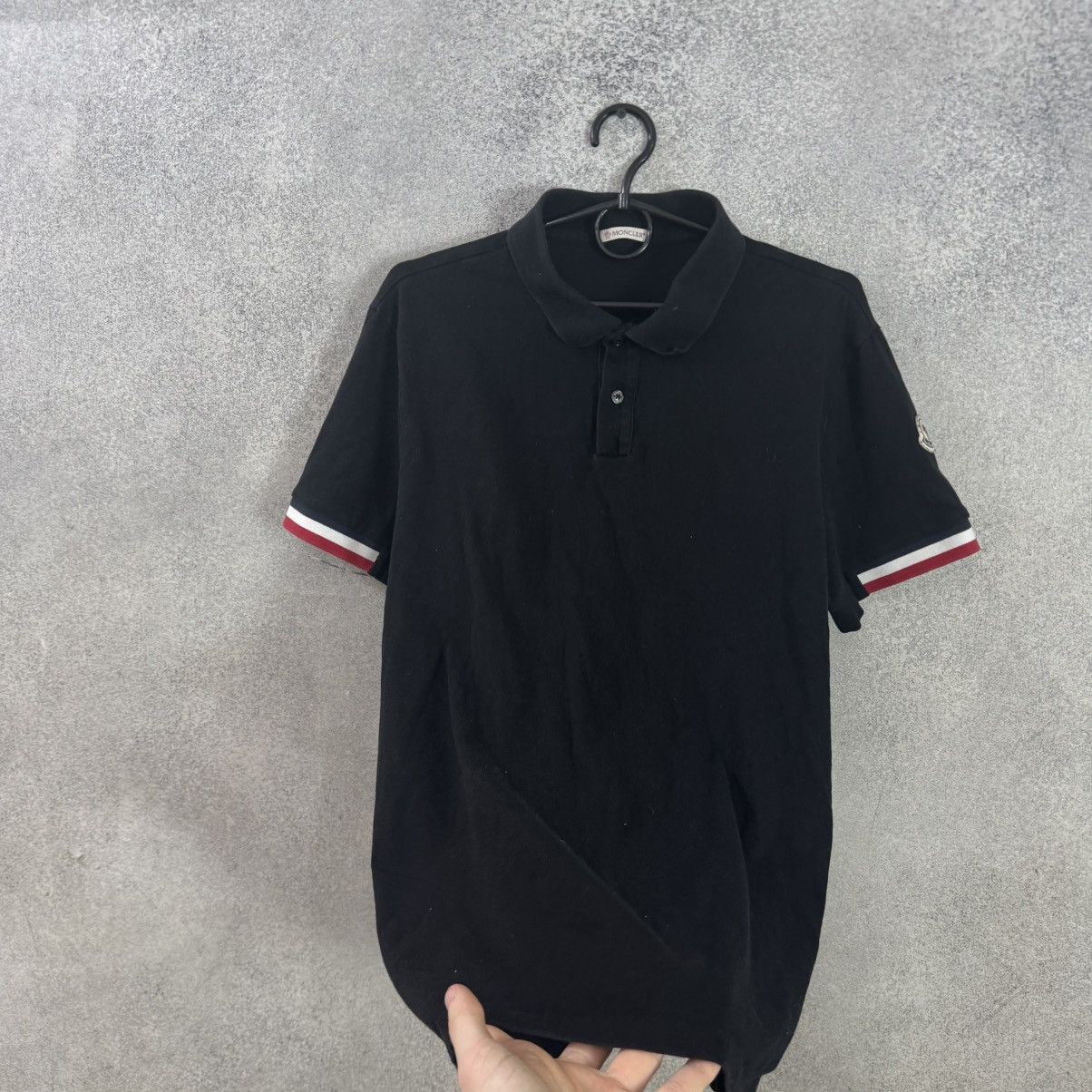 Moncler Moncler Polo T-shirt Logo sleeve Size US L / EU 52-54 / 3 - 3 Thumbnail