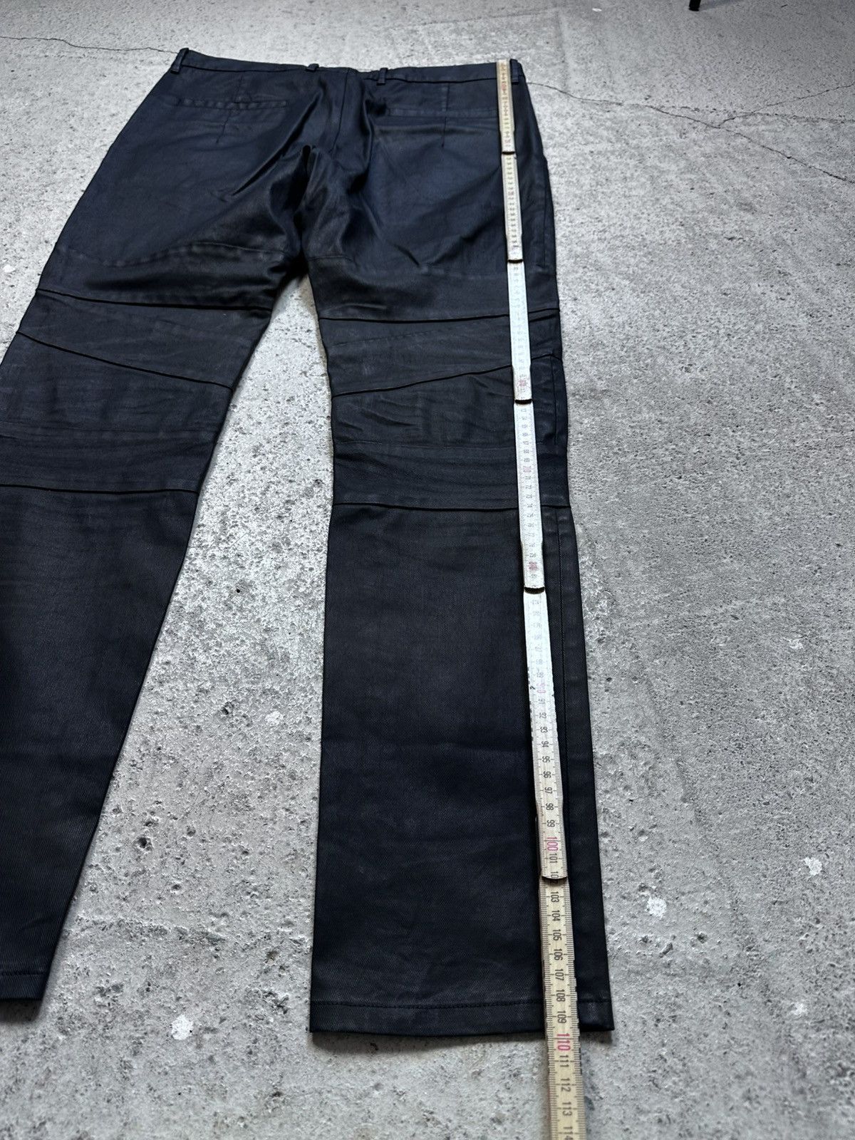 Vivienne Westwood Vivienne Westwood Black Biker Pants Panelled Slim Fit Size US 34 / EU 50 - 17 Thumbnail