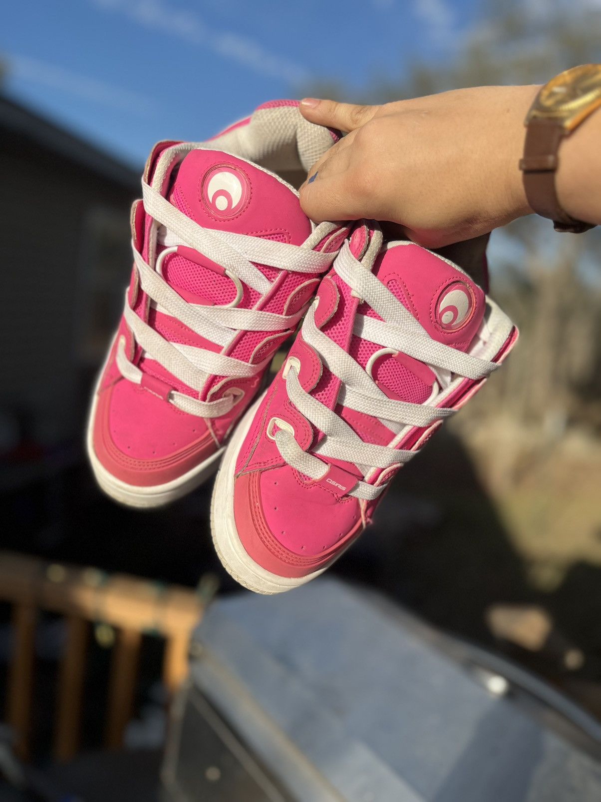 Osiris ***FREE GIFT*** Osiris D-3 Fully Pink Size US 10 / EU 43 - 5 Thumbnail