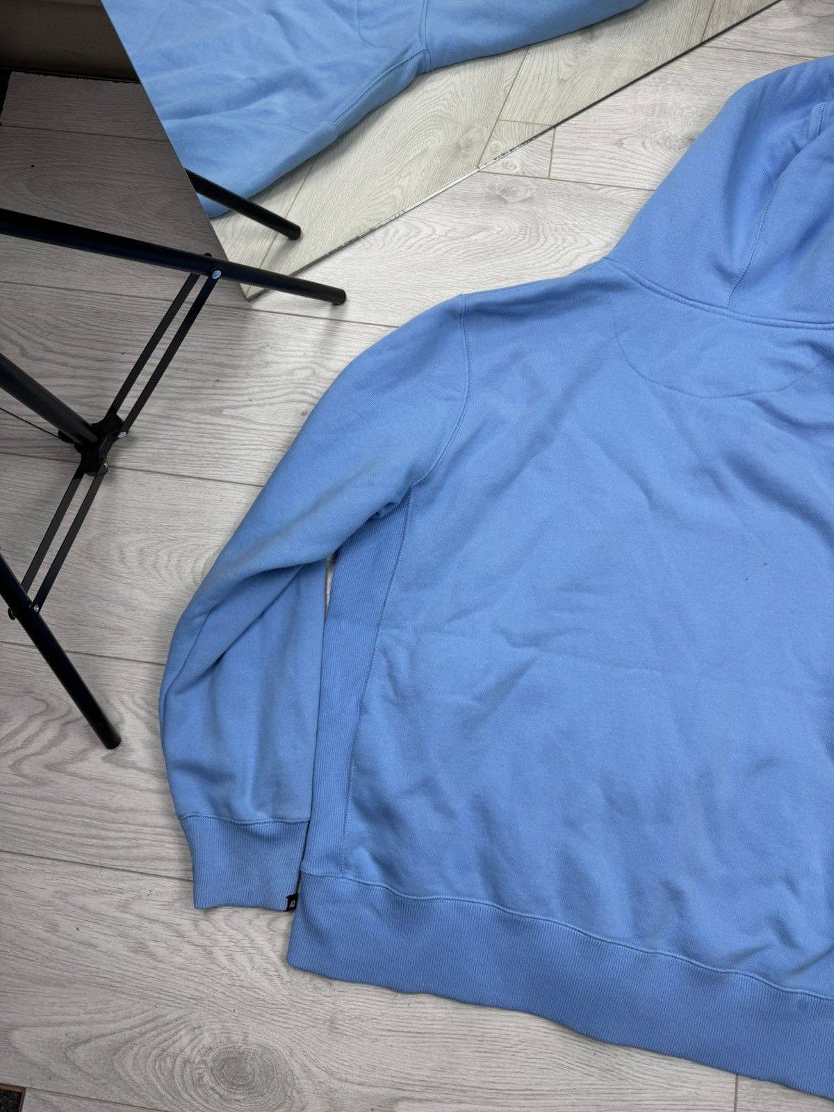 Nike × Vintage Vintage 00s Nike Air Hip Hop Vibe Zip Up Hoodie Baby Blue Size US L / EU 52-54 / 3 - 10 Thumbnail