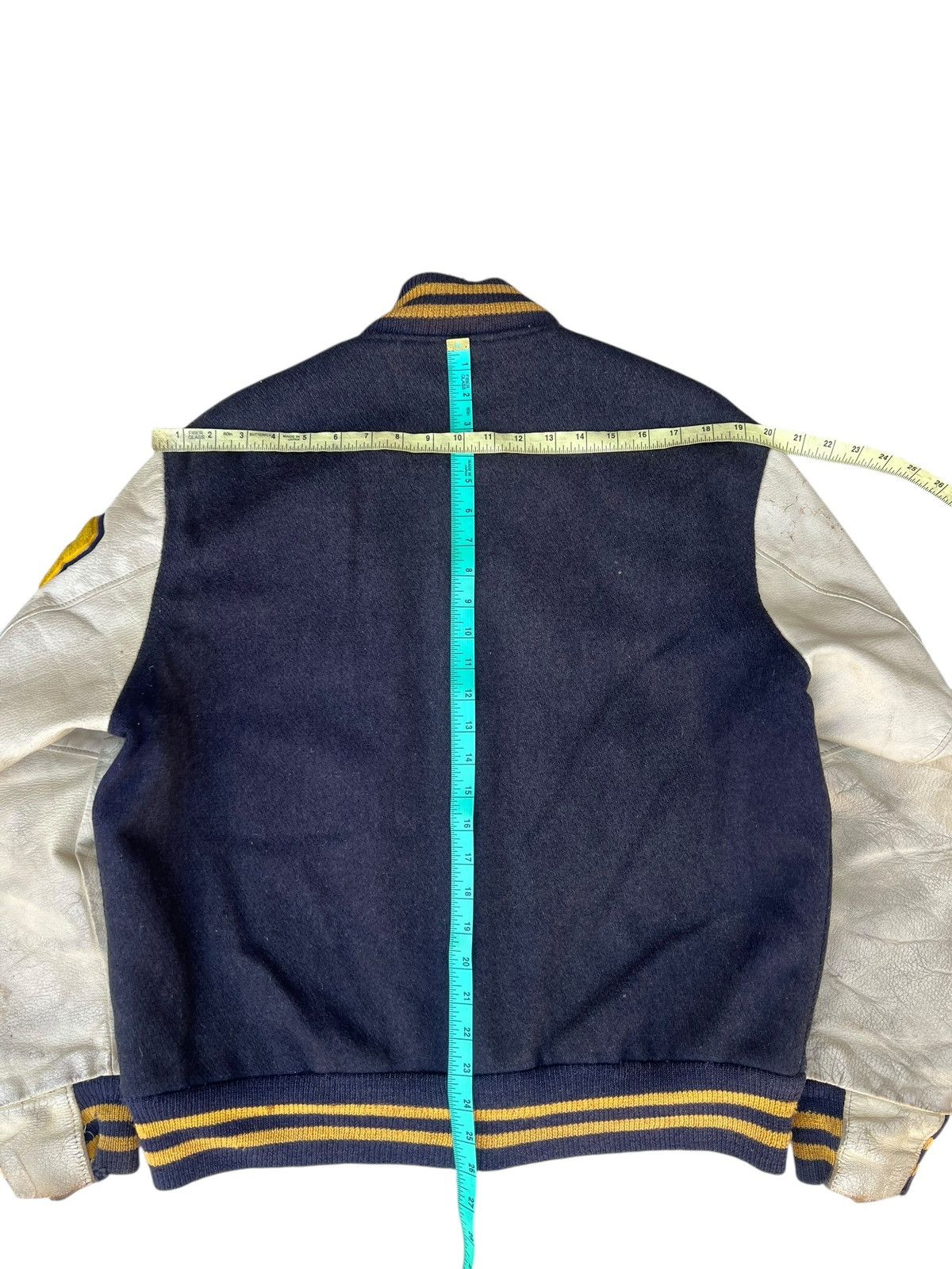 Golden Bear 70s Golden Bear Distressed Bomber Varsity Jacket Size US L / EU 52-54 / 3 - 15 Thumbnail