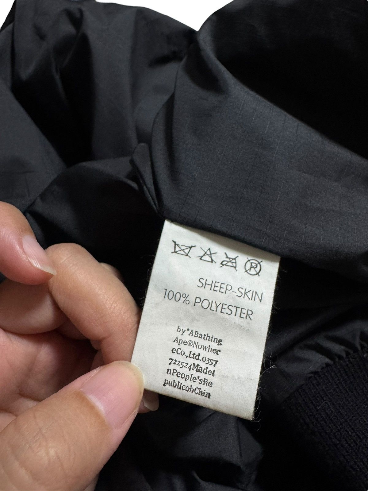 Bape BAPE Star patch Sheep Lether Jacket Black Size US L / EU 52-54 / 3 - 9 Thumbnail