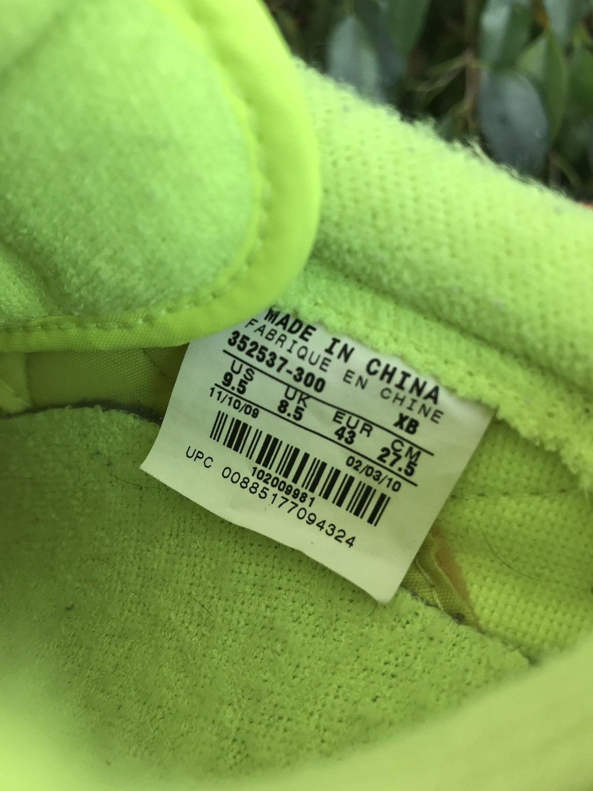 Nike Nike All Court Premium OG “Hot Lime” Dunk Stussy Jordan Size US 9.5 / EU 42-43 - 10 Thumbnail