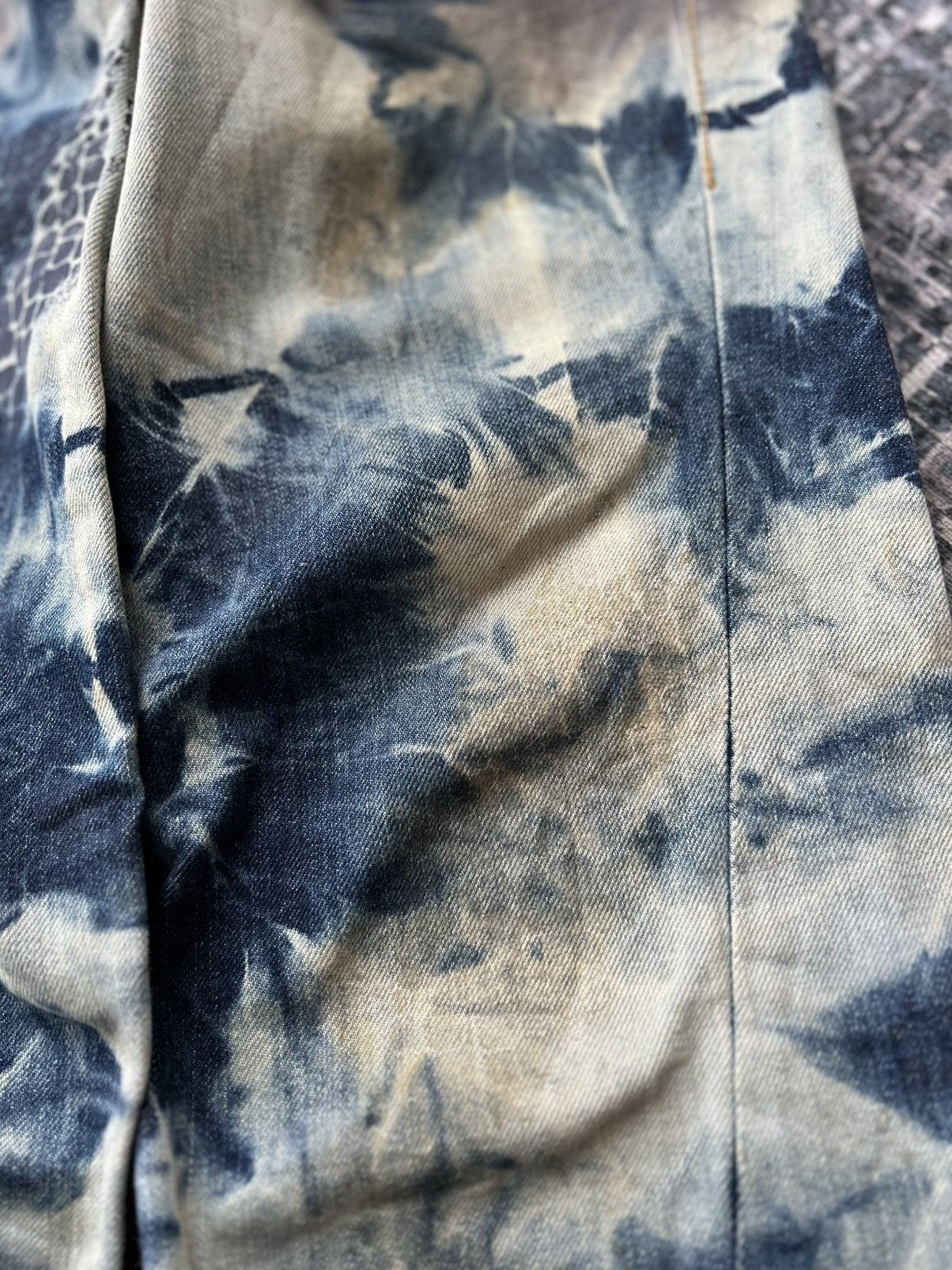 Tornado Mart Tornado Mart Flared Washed Snake Denim Size US 34 / EU 50 - 22 Thumbnail