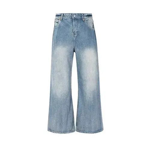 Japanese Brand × Jean Hip hop pattern washed jeans trousers straight baggy style Size US 34 / EU 50 - 4 Thumbnail