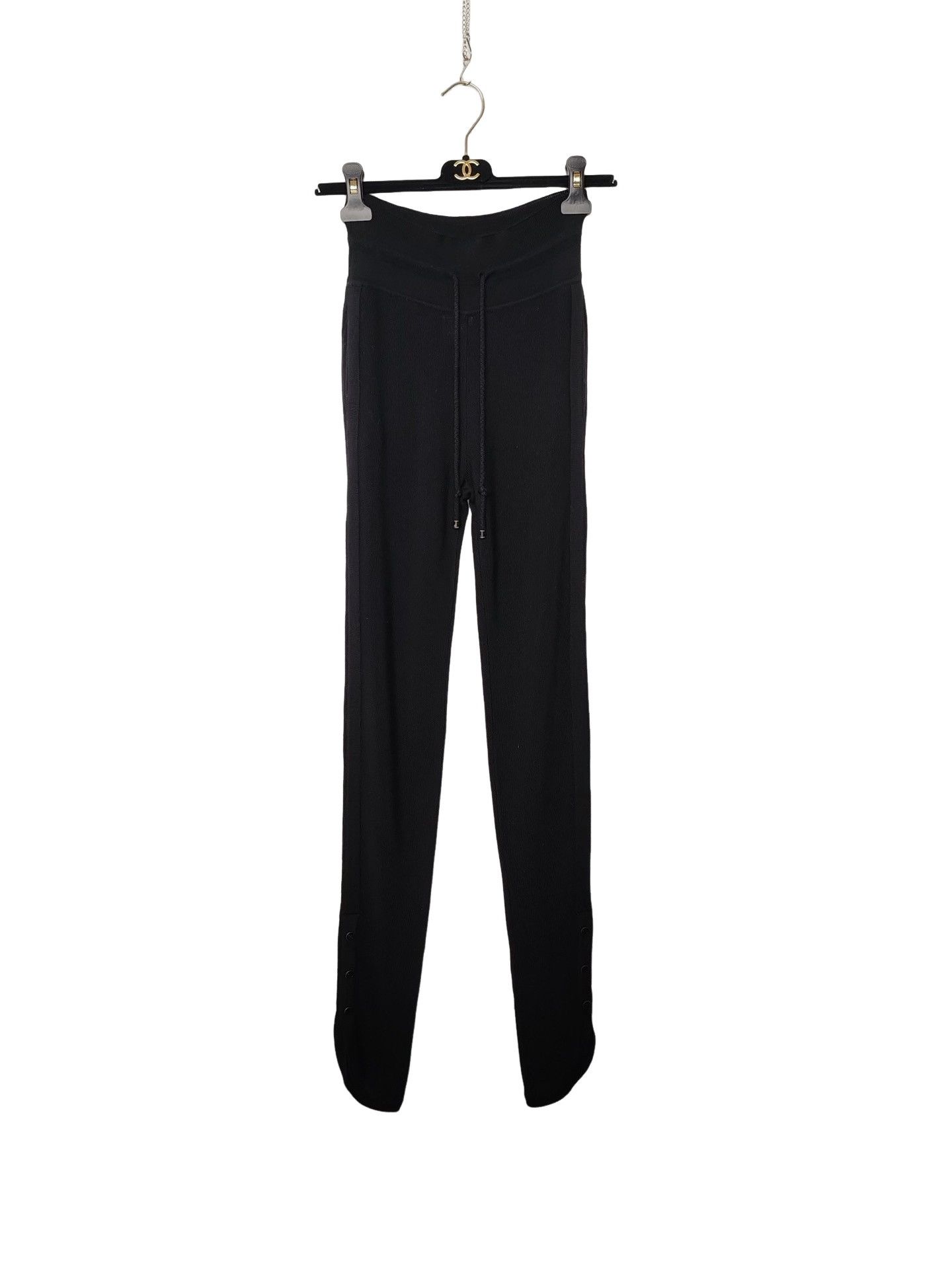 Chanel Chanel Knit Logo Button Pants Size 34 Size 25" / US 0 / IT 36 - 1 Thumbnail