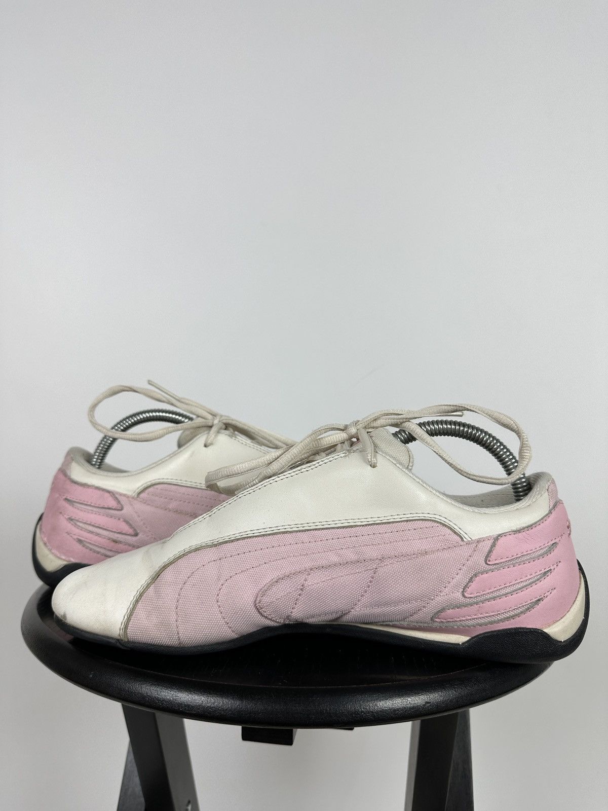 Puma Vintage Puma Speedcat Leather Y2K Pink/White Sneakers Size US 11 / IT 41 - 9 Thumbnail