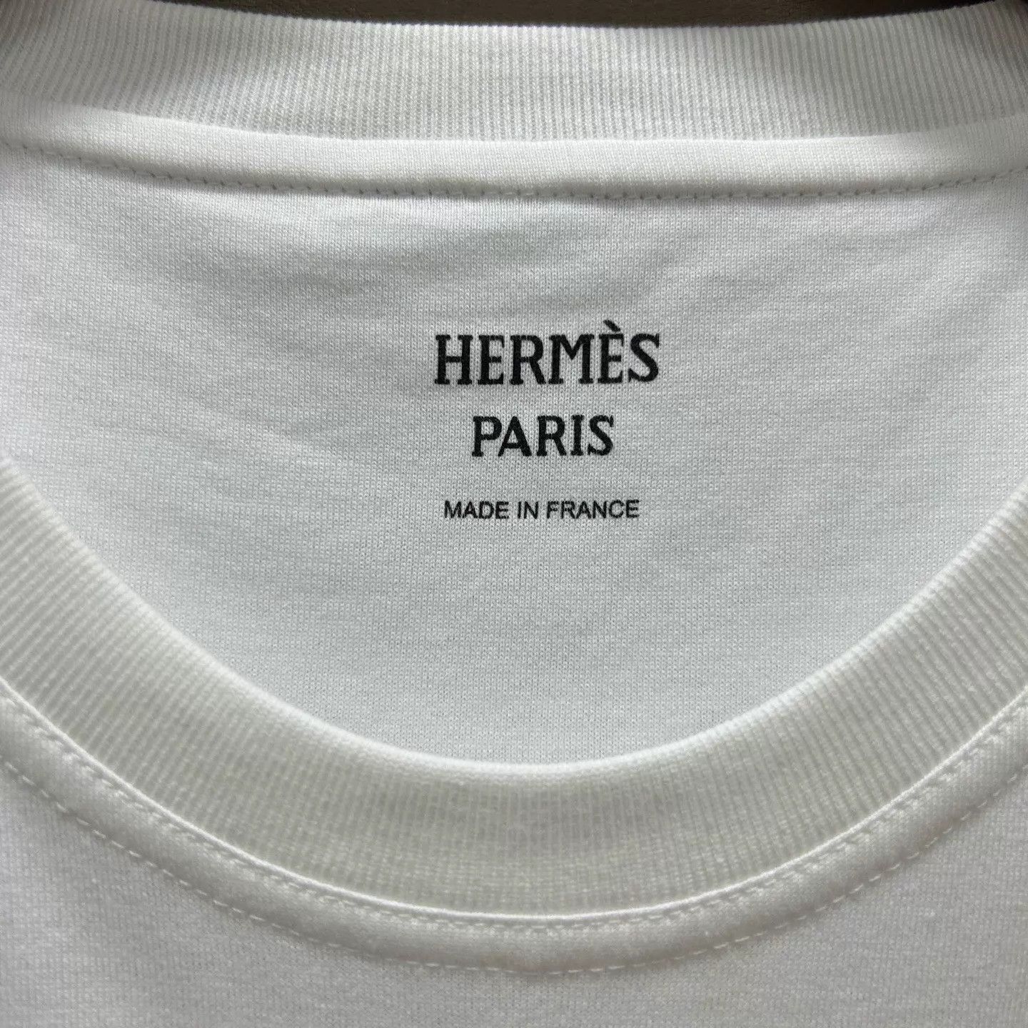 Hermes Hermes Printed White T-shirt Dress 36 Size XS / US 0-2 / IT 36-38 - 3 Thumbnail