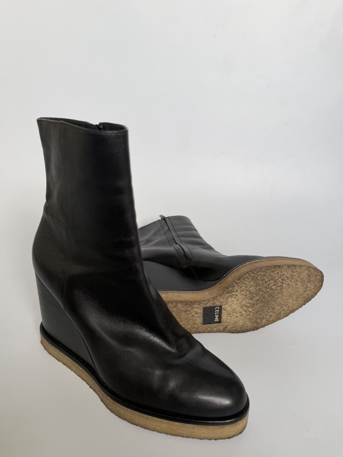 Celine Celine Manon Wedge Ankle Boots Size US 9 / IT 39 - 6 Thumbnail