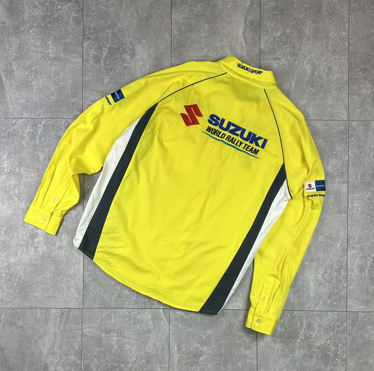 Other Suzuki World Rally Team Sport Yellow Shirt Button Up Size US XL / EU 56 / 4 - 1 Thumbnail