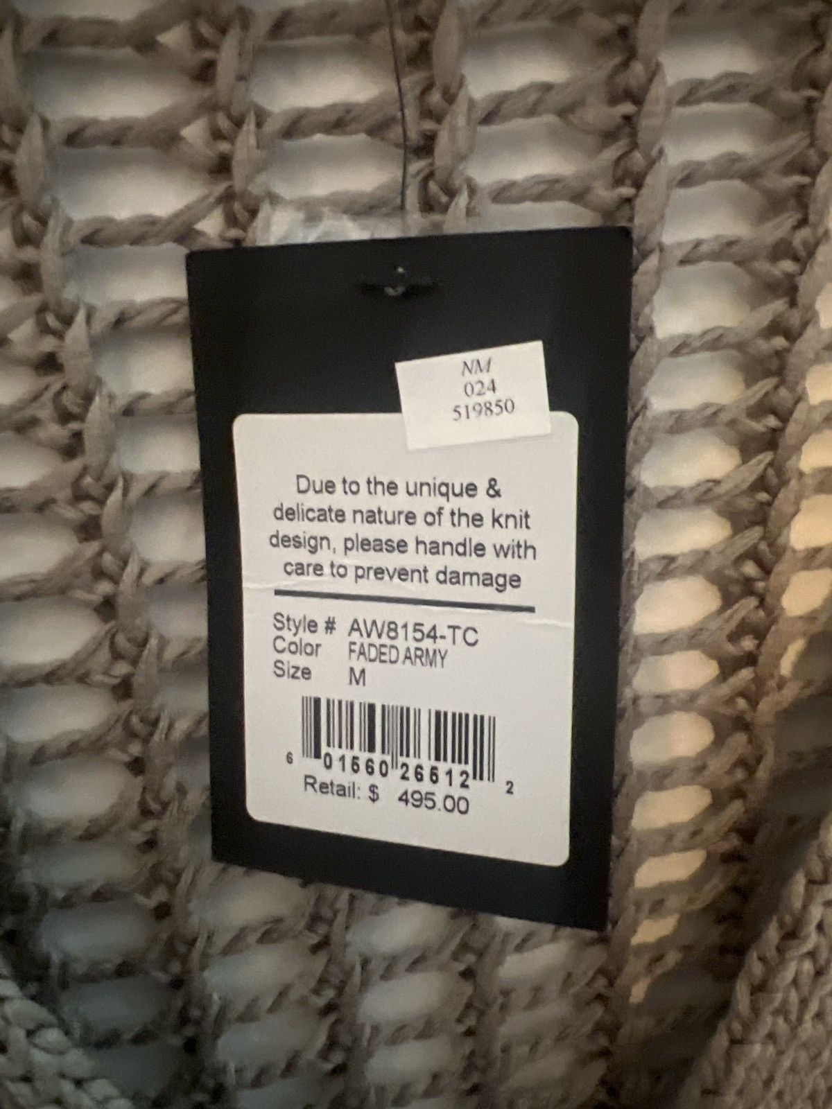 ATM Anthony Thomas Melillo ATM Anthony Thomas Melillo Faded Army Knit Button Up Size US M / EU 48-50 / 2 - 4 Thumbnail