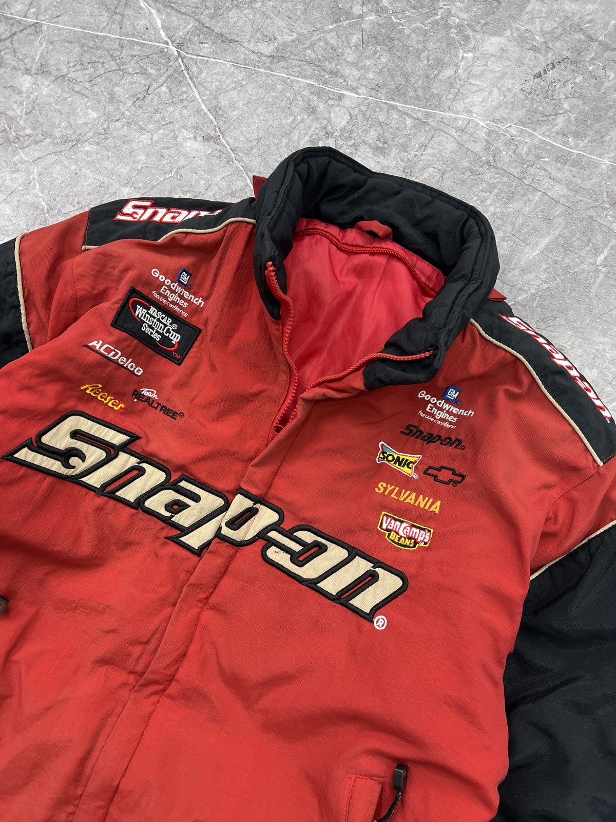 NASCAR × Vintage Vintage Snap-On Nascar Racing Jacket 90's nylon Size US L / EU 52-54 / 3 - 5 Thumbnail