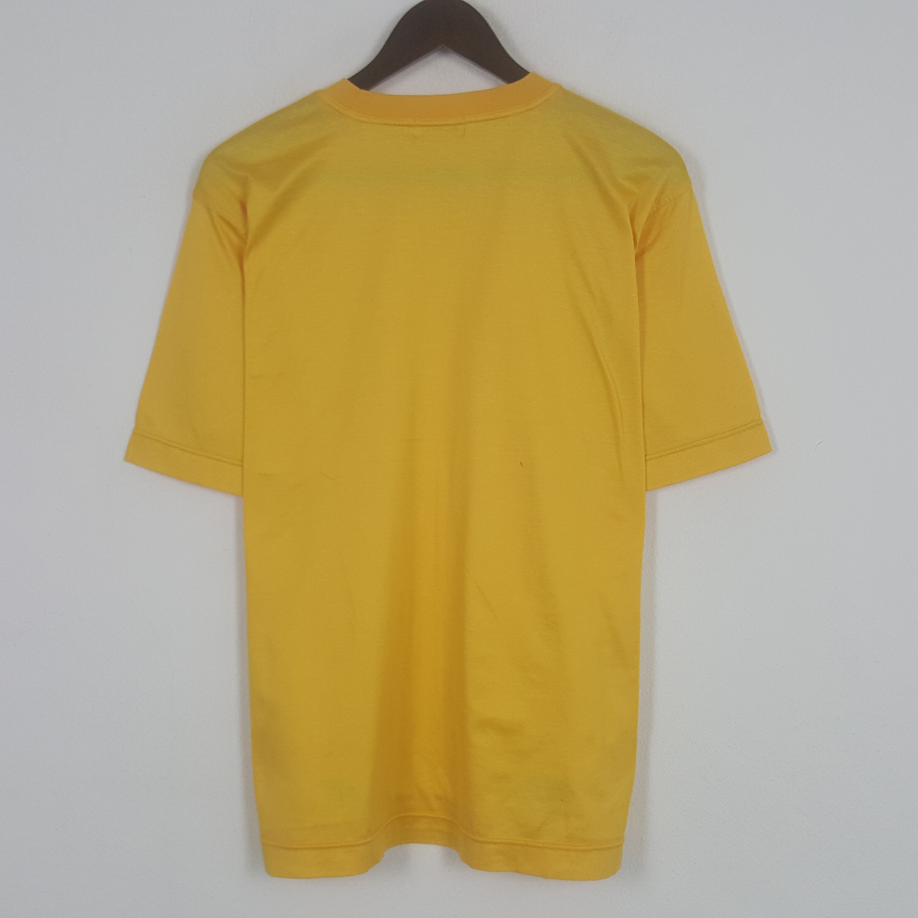 Vintage × Yves Saint Laurent Vintage Yves Saint Laurent Embroidery Logo Pocket Tshirt Size US L / EU 52-54 / 3 - 3 Thumbnail