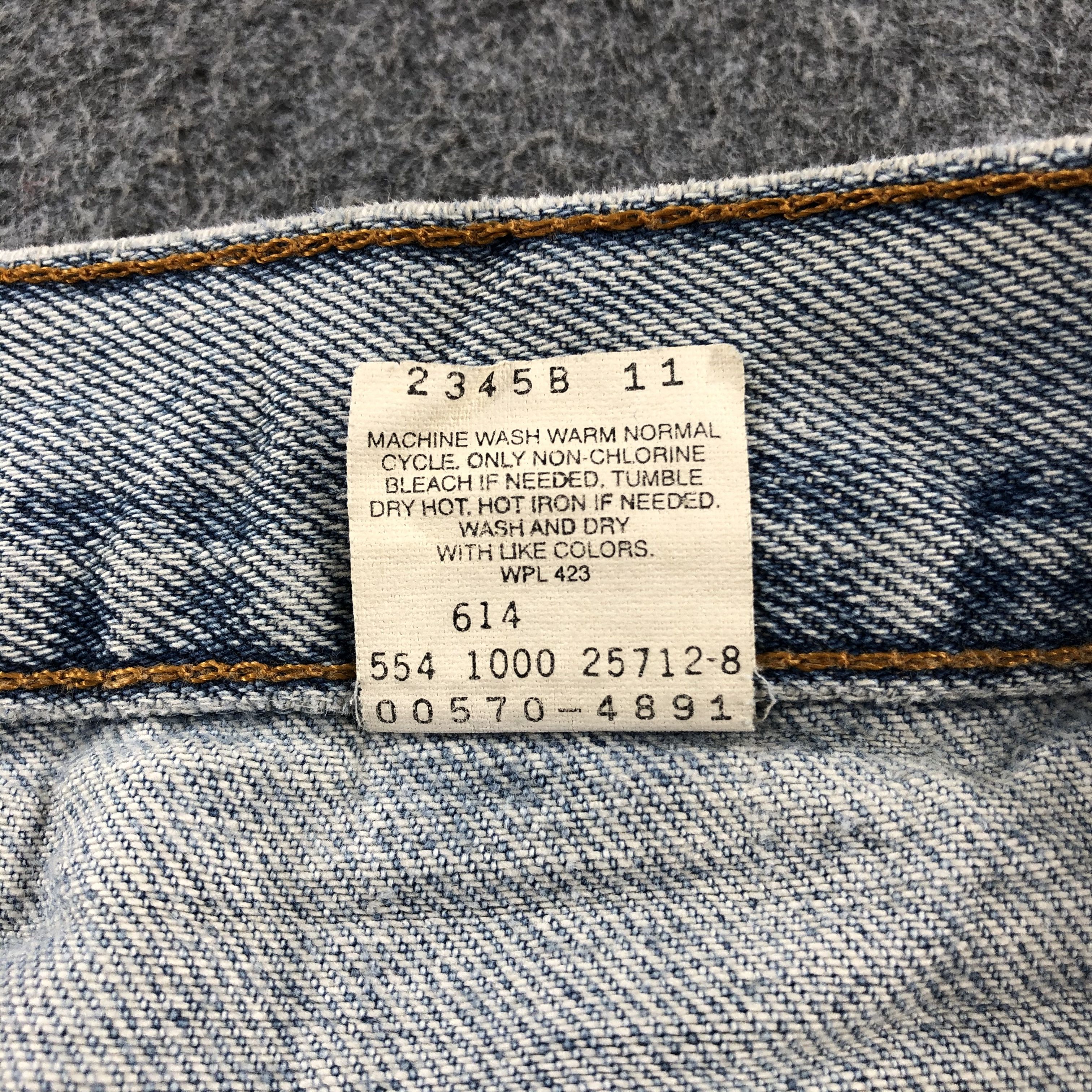 Levi's 90s Vintage Levis 570 Jeans-J2520 Size US 33 - 16 Thumbnail