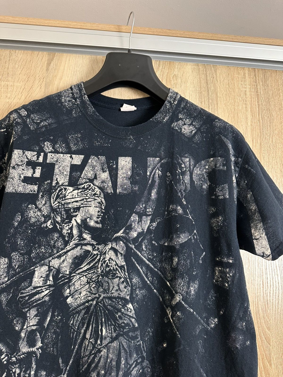Band Tees 🔥 Rare Vintage Metallica And Justice For All Graphic T-shirt Size US L / EU 52-54 / 3 - 2 Thumbnail