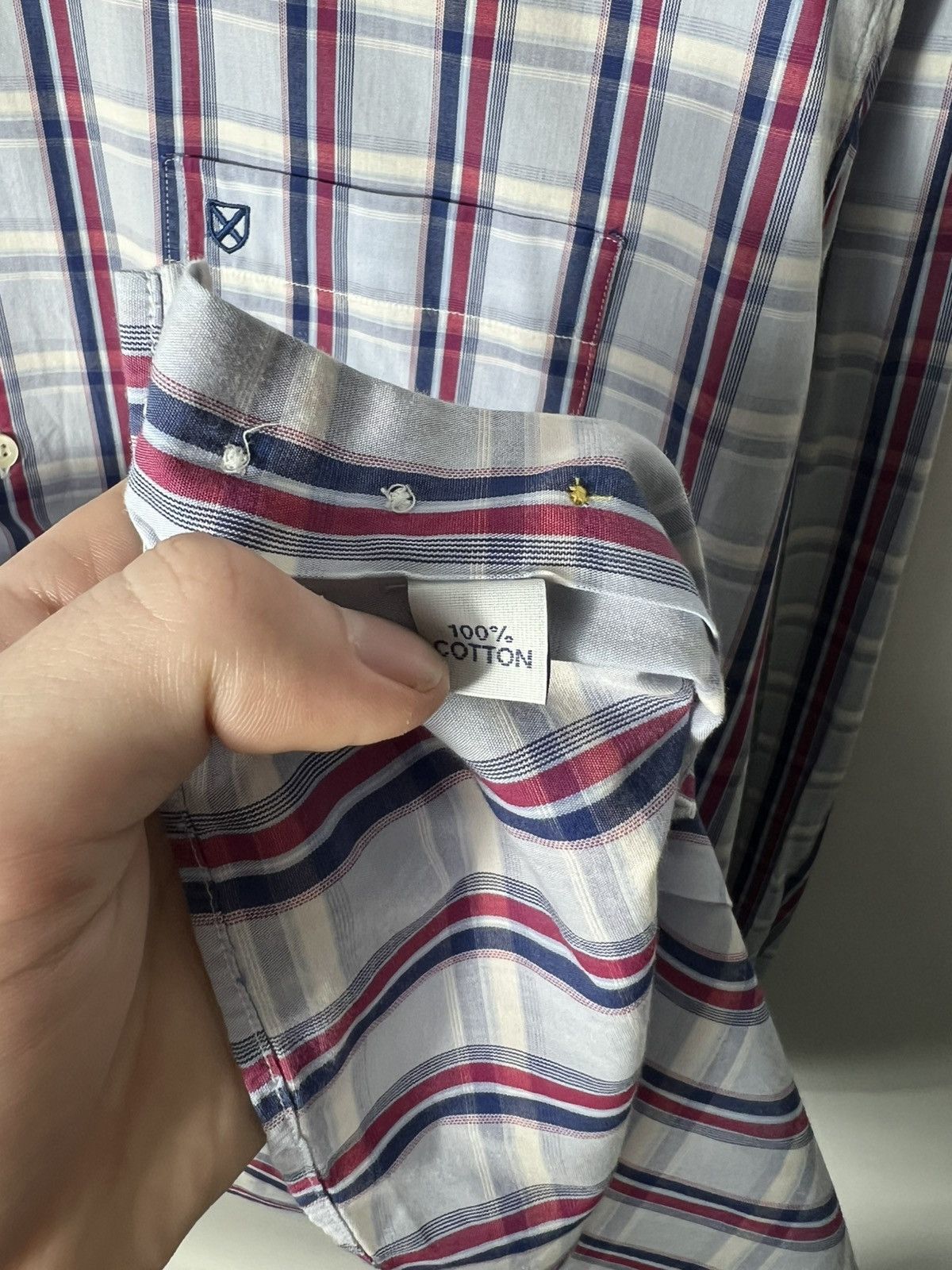 Barbour Vintage streetwear designer Barbour Plaid Button Up Shirt Size US L / EU 52-54 / 3 - 7 Thumbnail