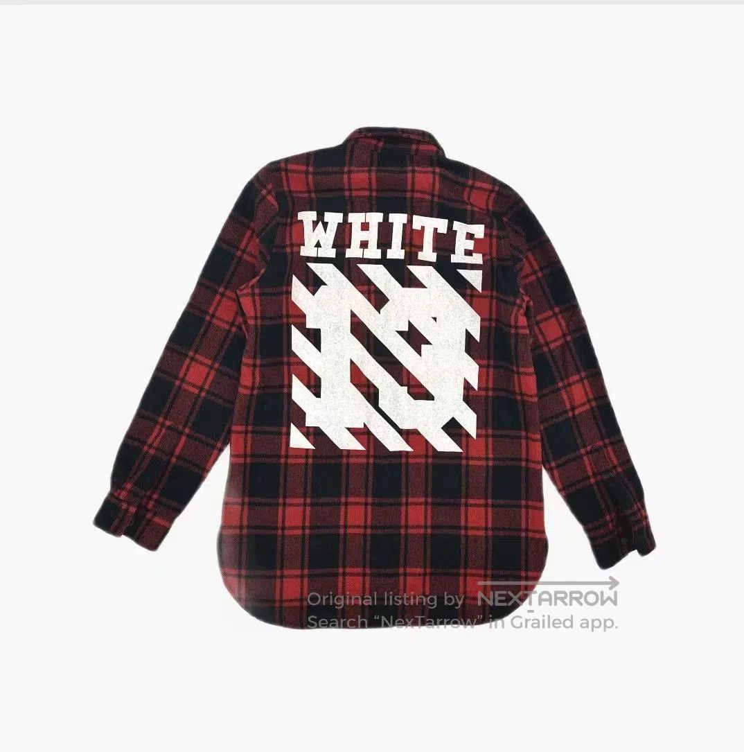 Off-White OFF-WHITE Red Plaid Button-Up Shirt for All 0079. Size US S / EU 44-46 / 1 - 1 Thumbnail