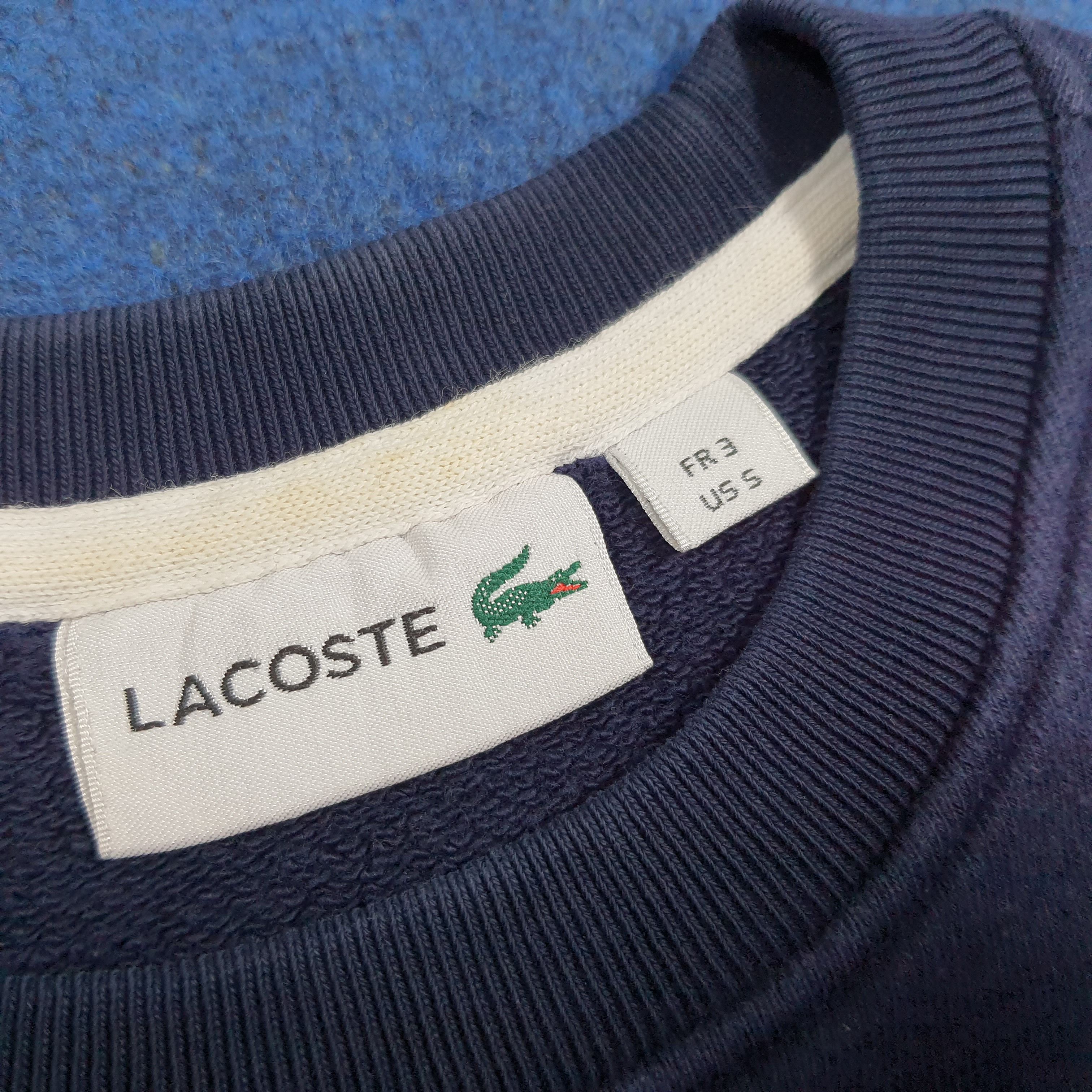 Lacoste Vintage Lacoste Designer Stripes Sweatshirt C282N2 Size US S / EU 44-46 / 1 - 5 Thumbnail